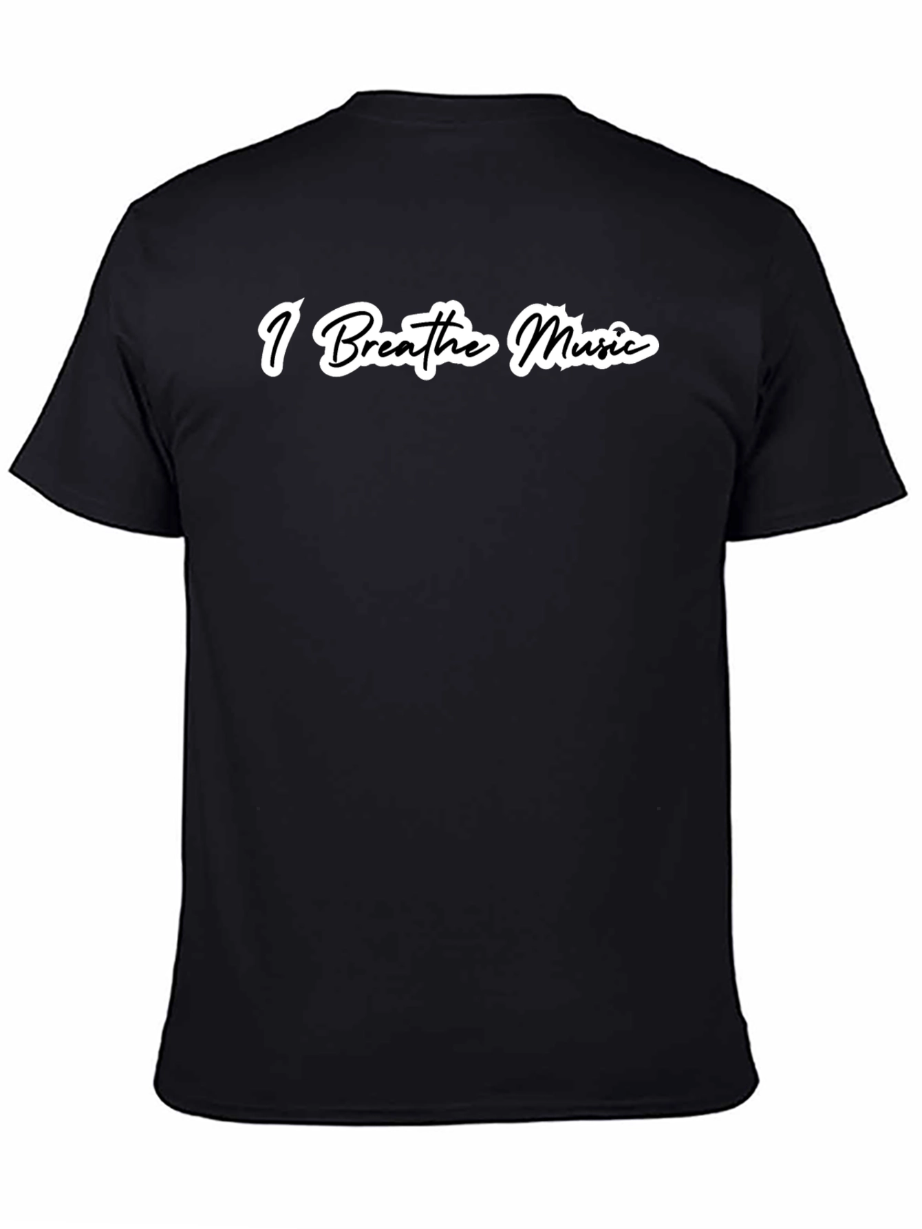 I Breathe Music Black T-Shirt