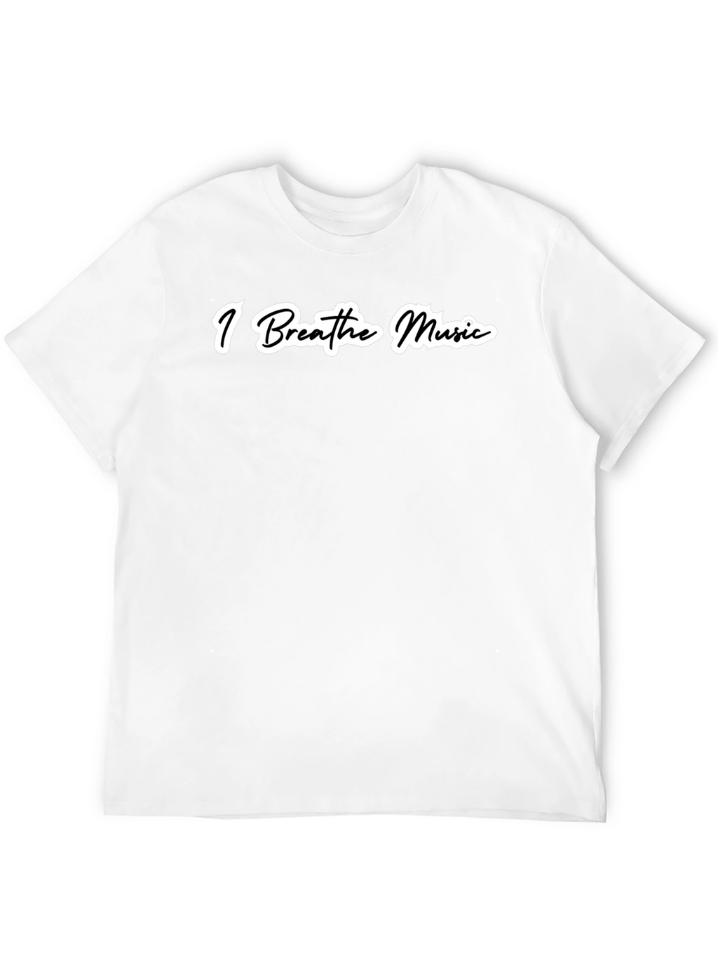 I Breathe Music Black T-Shirt