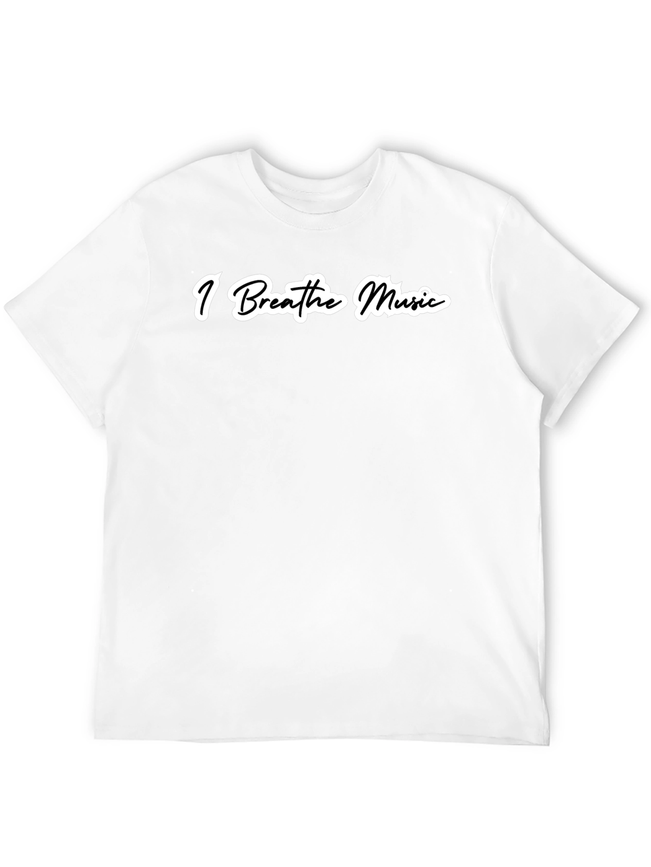 I Breathe Music Black T-Shirt