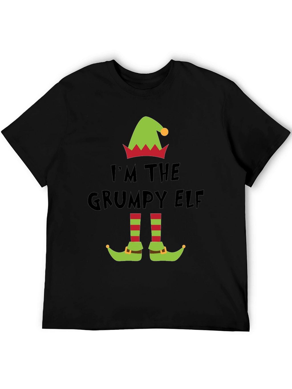 Grumpy Elf T-Shirt - Holiday Humor