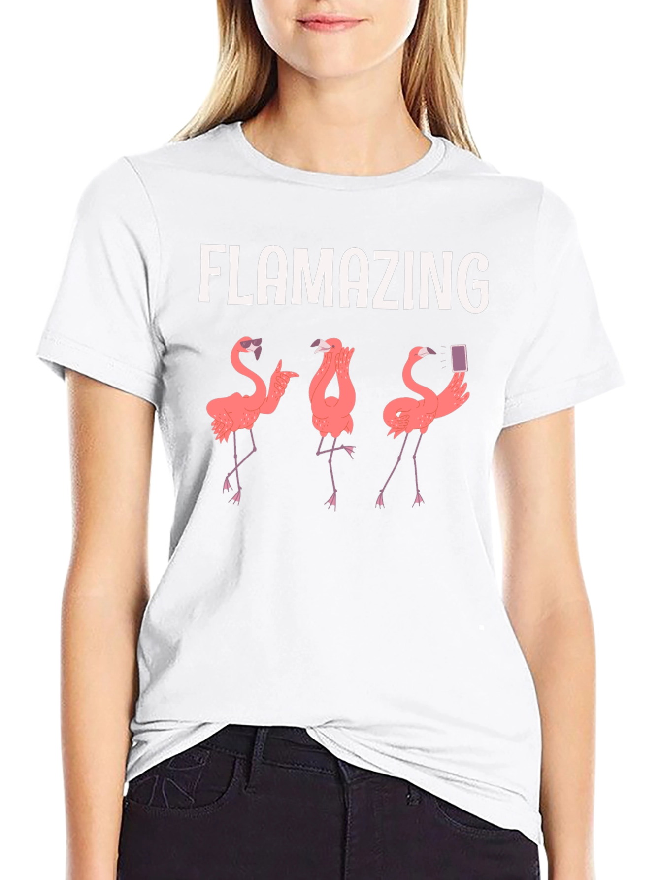 Flamazing Flamingo Graphic T-Shirt