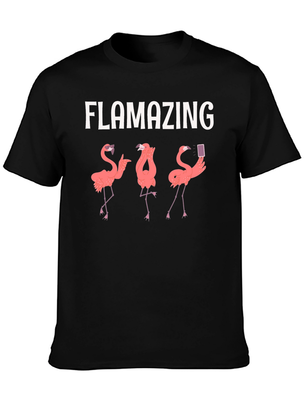 Flamazing Flamingo Graphic T-Shirt