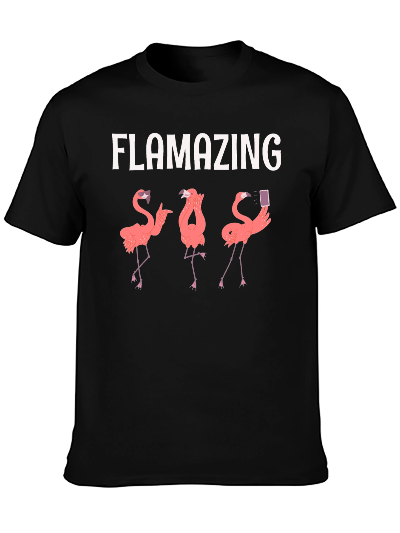 Flamazing Flamingo Graphic T-Shirt