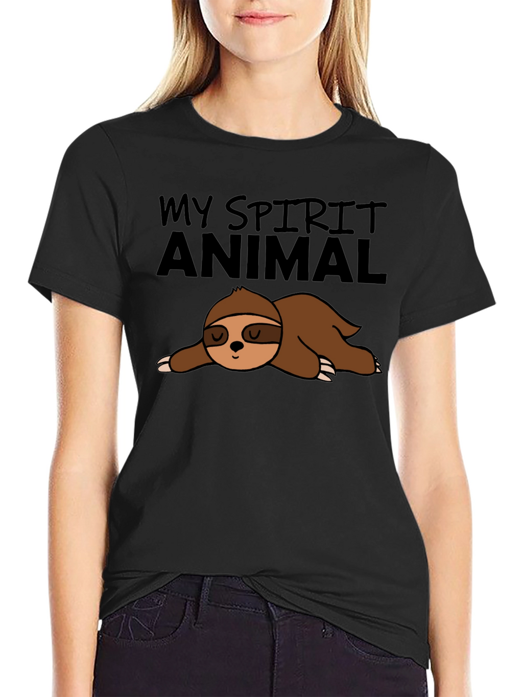 My Spirit Animal Sloth Graphic T-Shirt