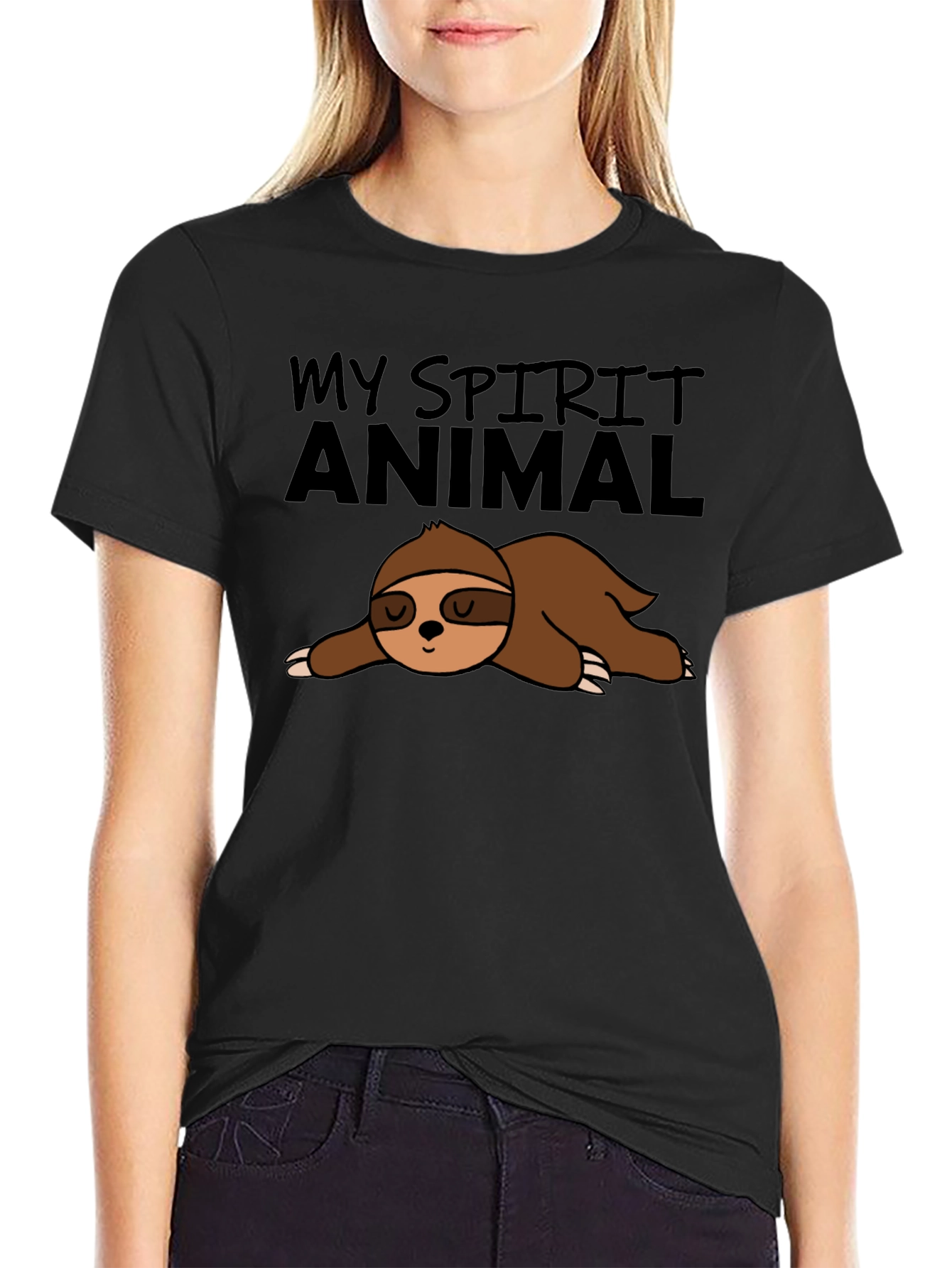My Spirit Animal Sloth Graphic T-Shirt