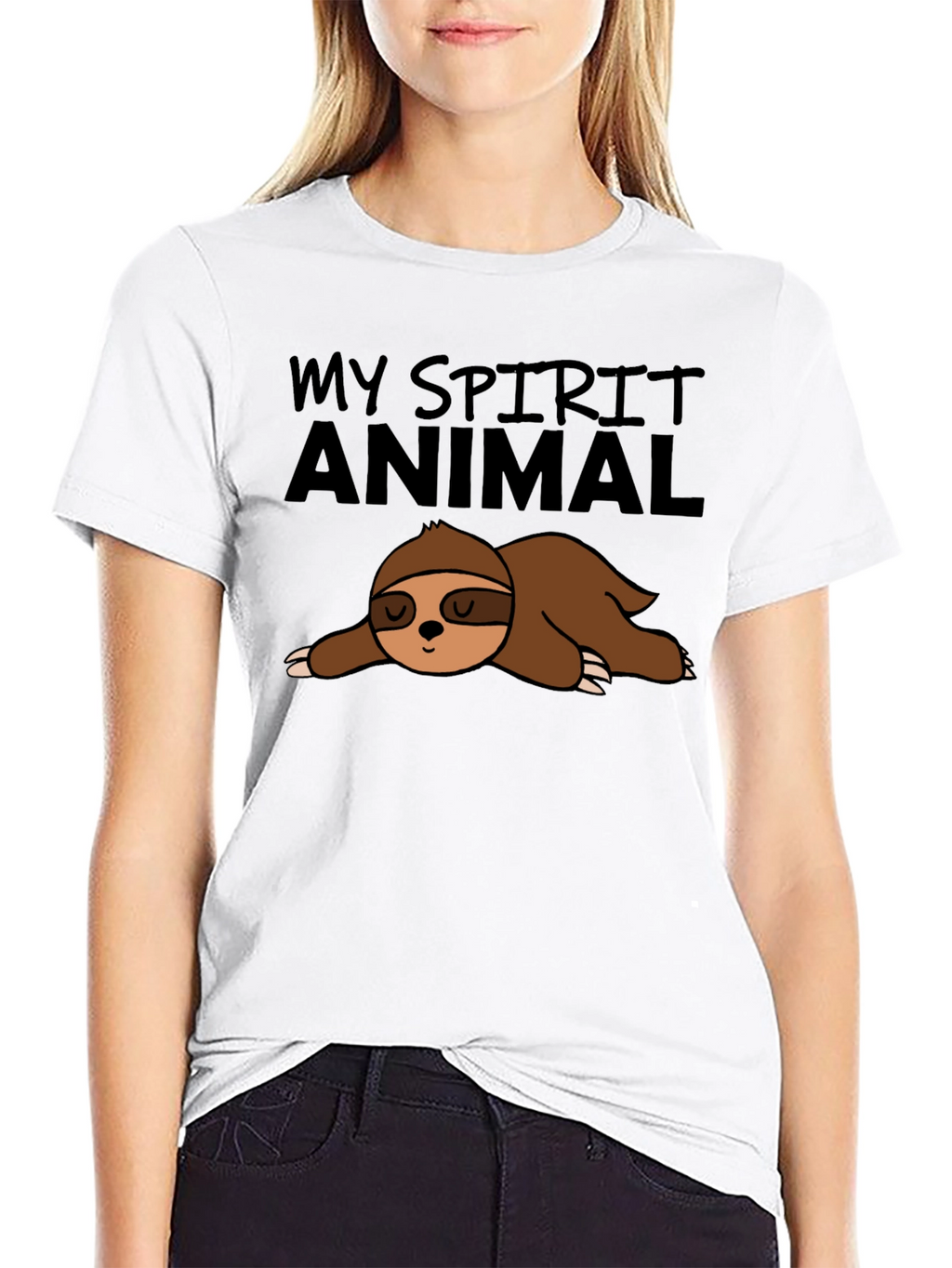 My Spirit Animal Sloth Graphic T-Shirt