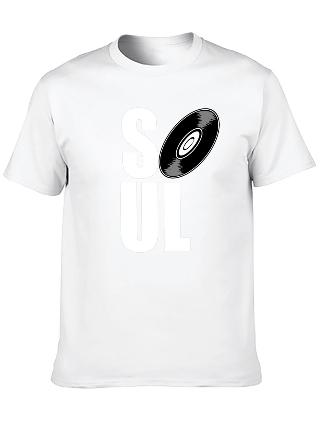 Soul Music Graphic Tee - Black Cotton T-Shirt