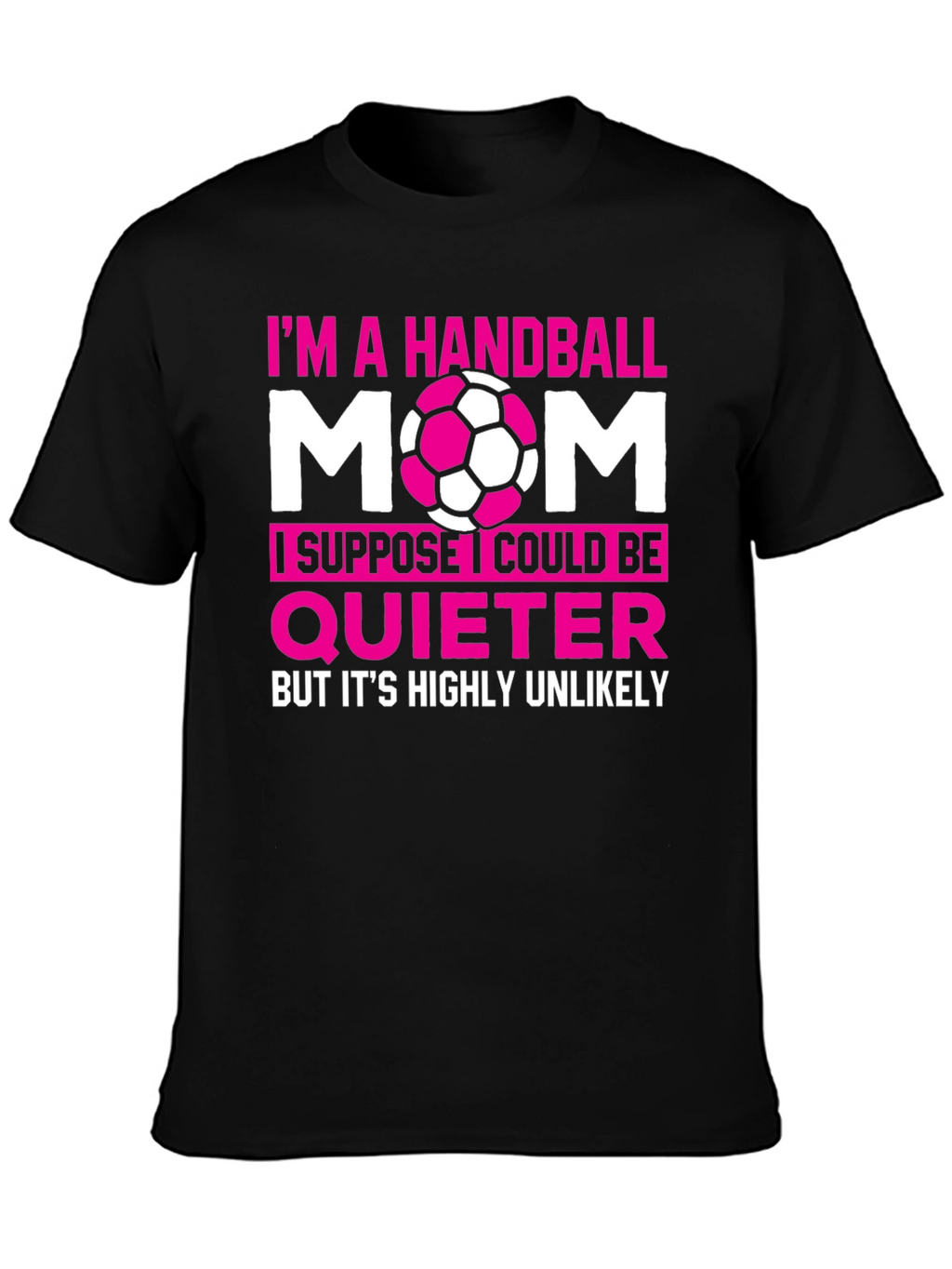 Handball Mom Graphic T-Shirt - Funny Sports Tee