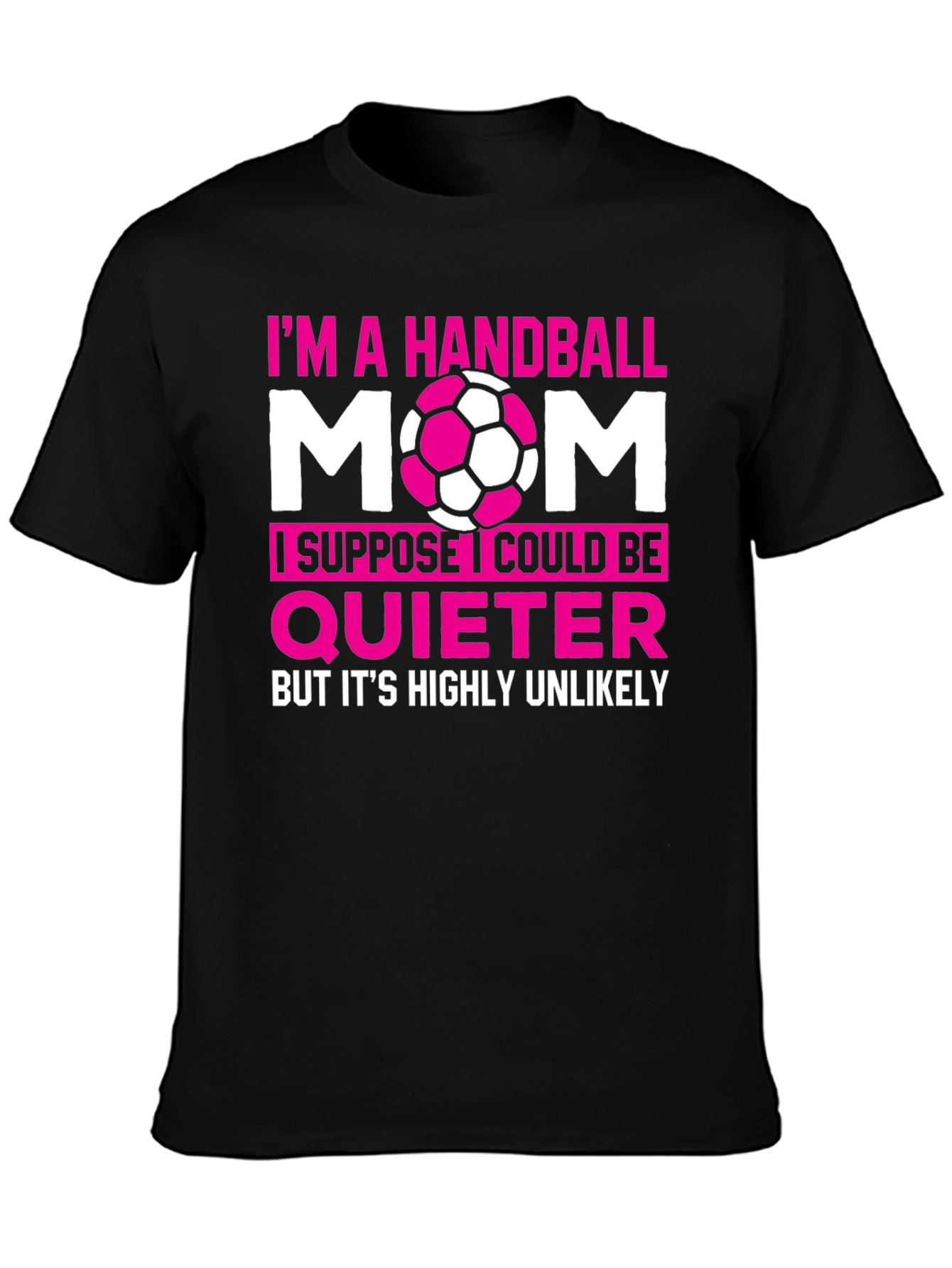 Handball Mom Graphic T-Shirt - Funny Sports Tee