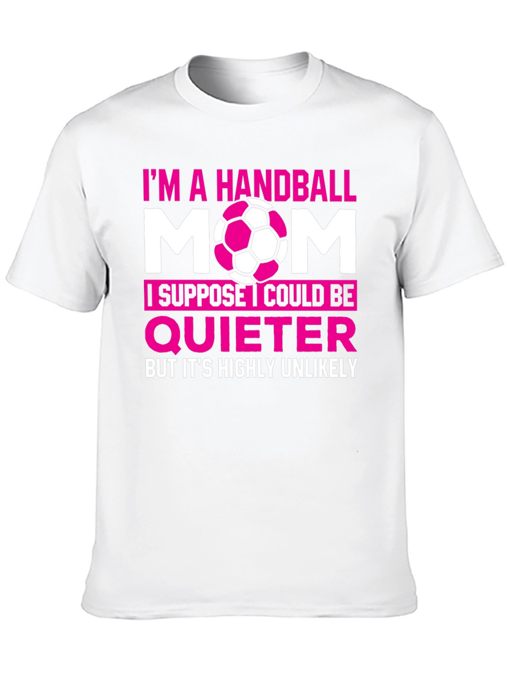 Handball Mom Graphic T-Shirt - Funny Sports Tee