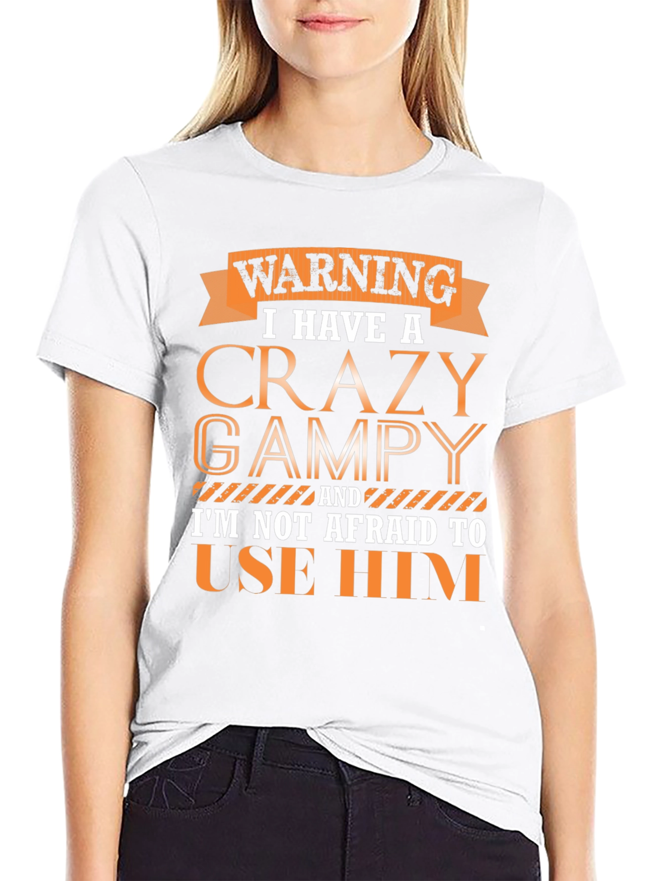 Crazy Grampy T-Shirt: Warning Graphic Tee for Grandpas