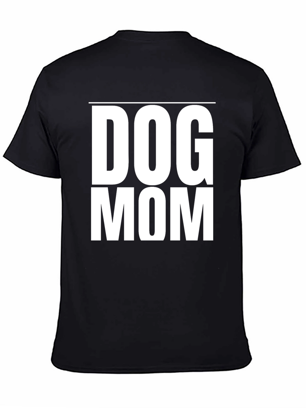 Dog Mom Black T-Shirt