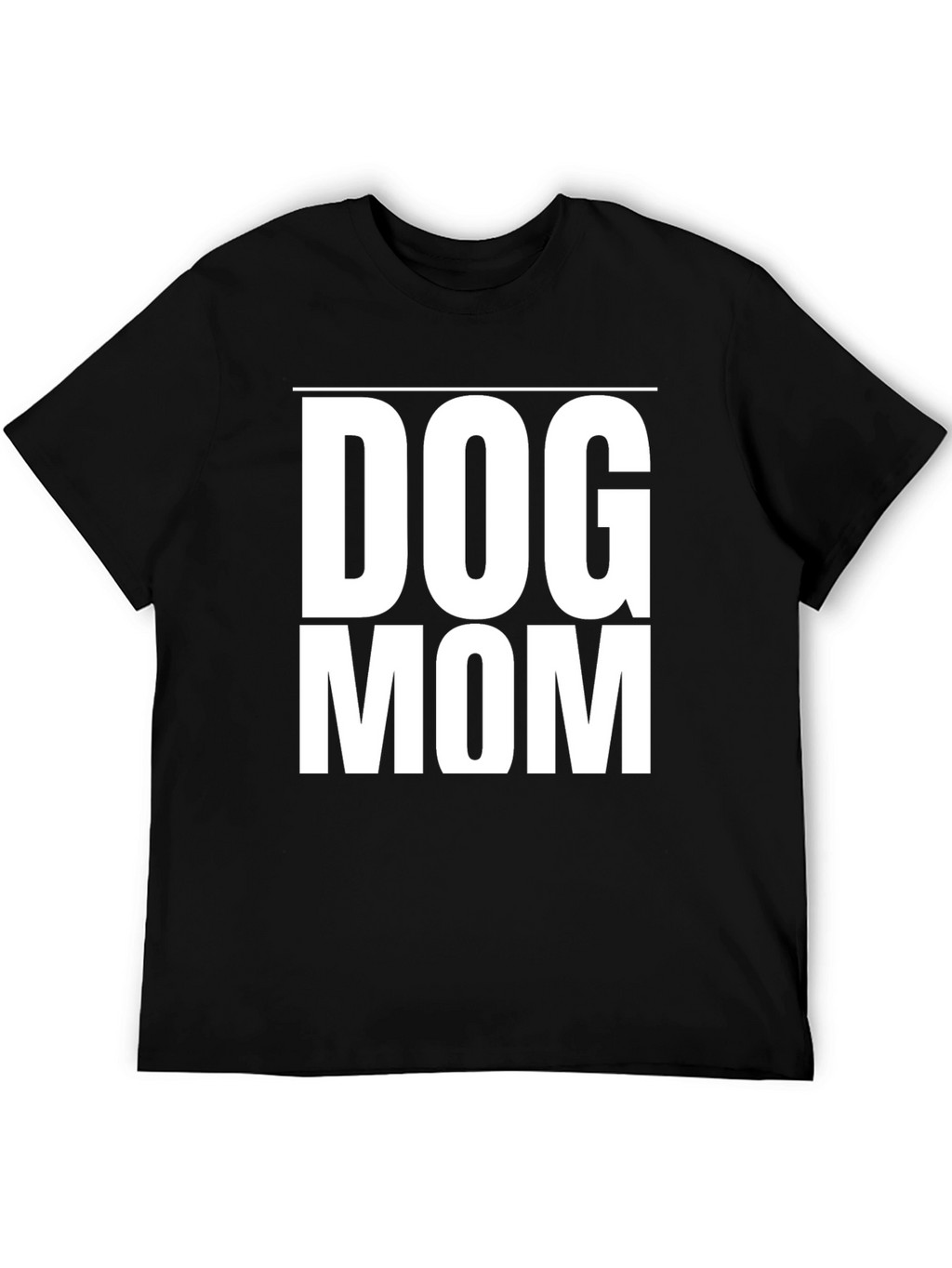 Dog Mom Black T-Shirt