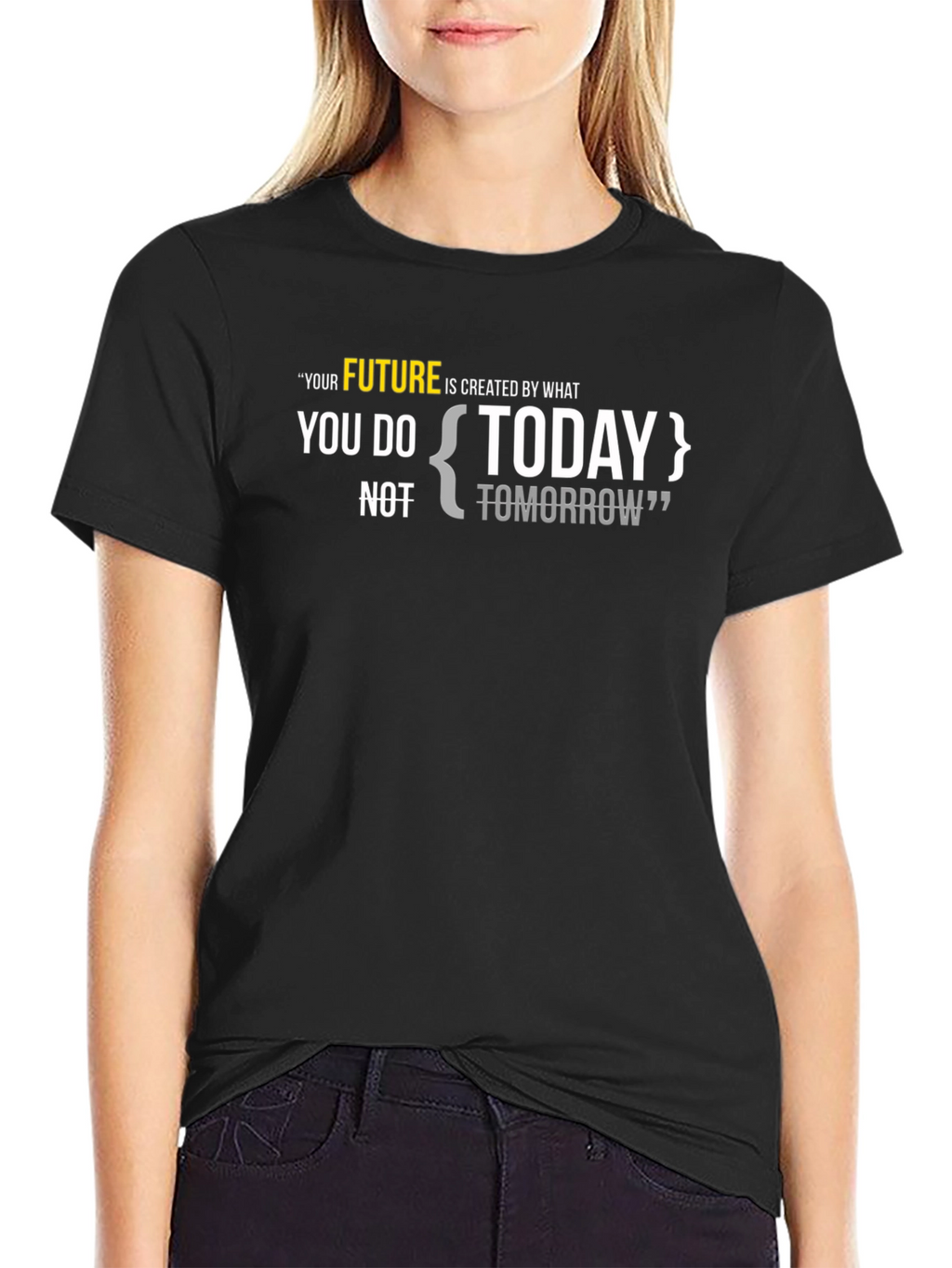 Motivational T-Shirt: Future is Created Today
