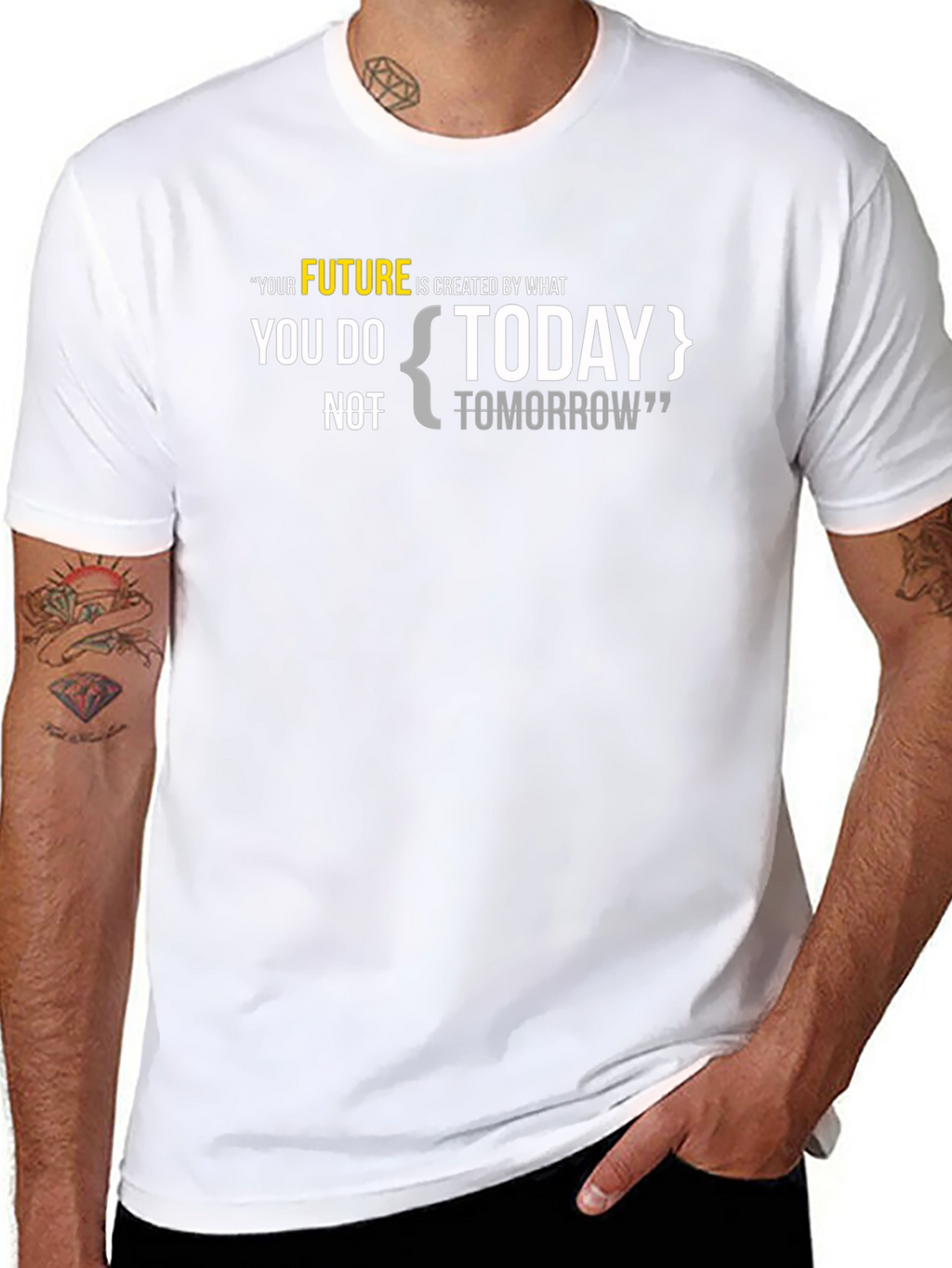 Motivational T-Shirt: Future is Created Today