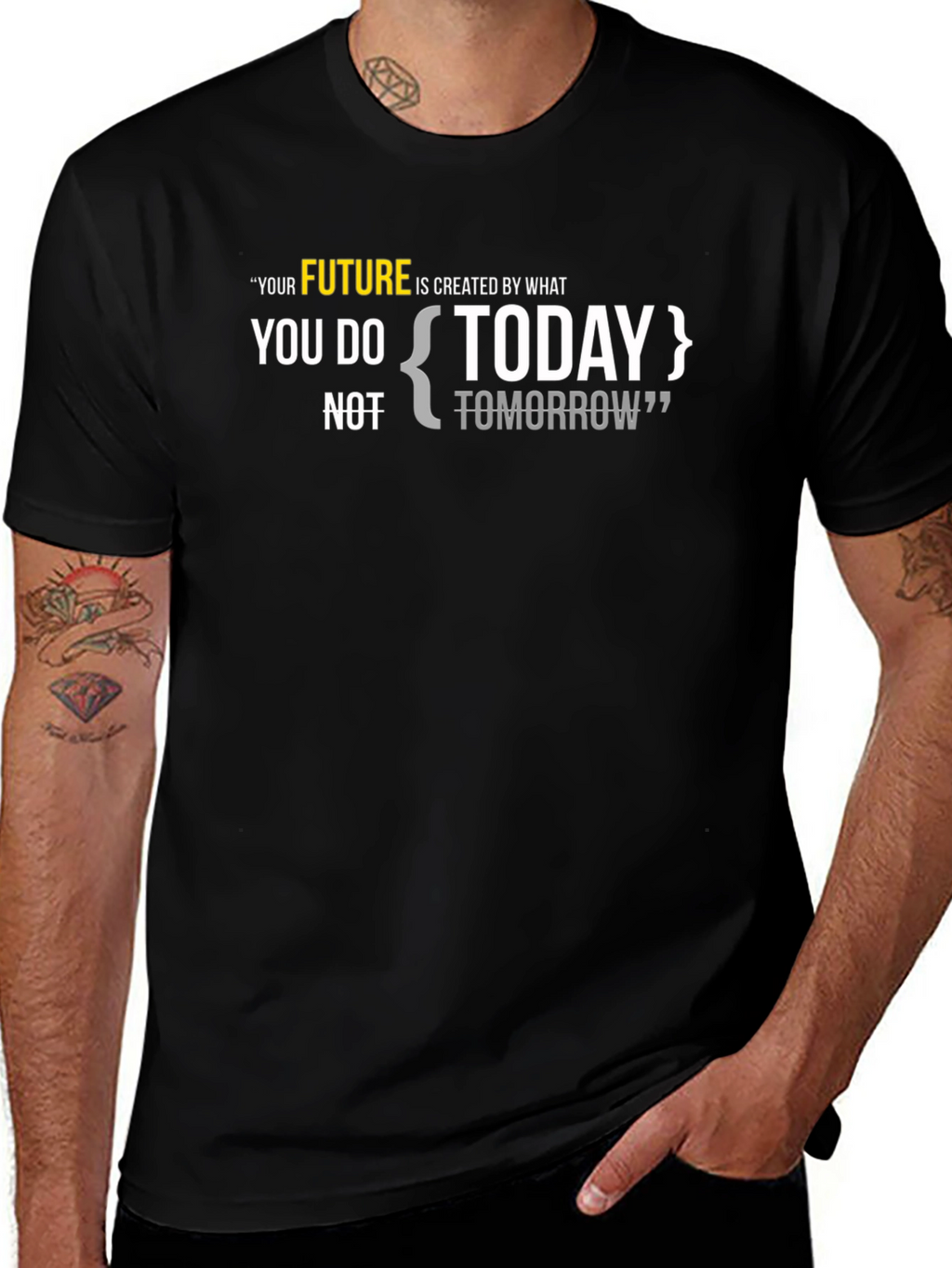 Motivational T-Shirt: Future is Created Today