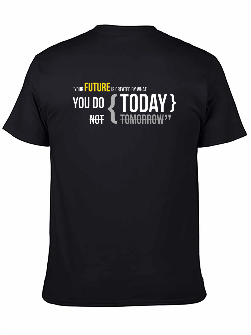 Motivational T-Shirt: Future is Created Today