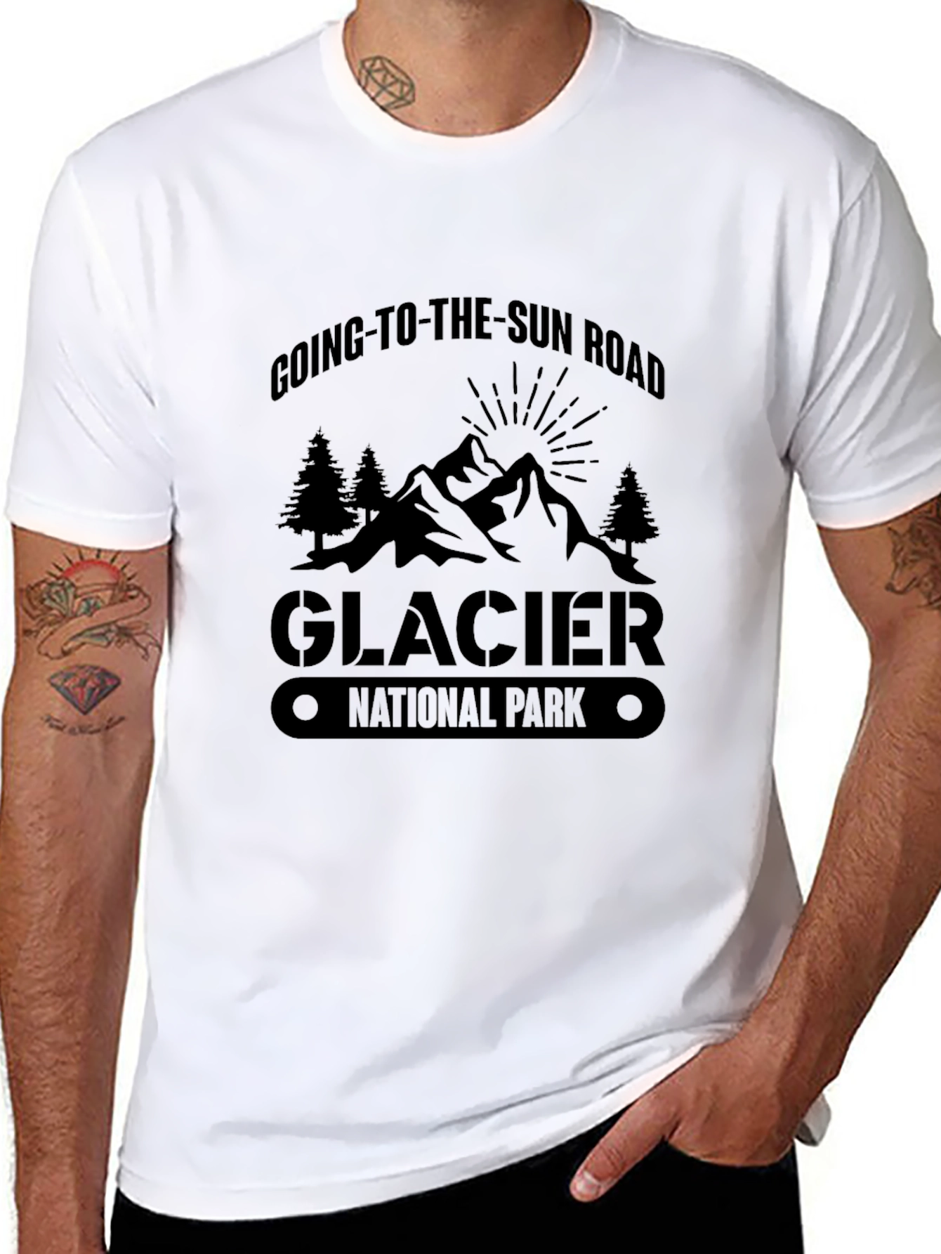 Glacier National Park T-Shirt - Going-To-The-Sun Road