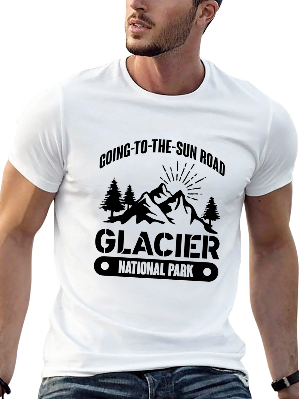Glacier National Park T-Shirt - Going-To-The-Sun Road