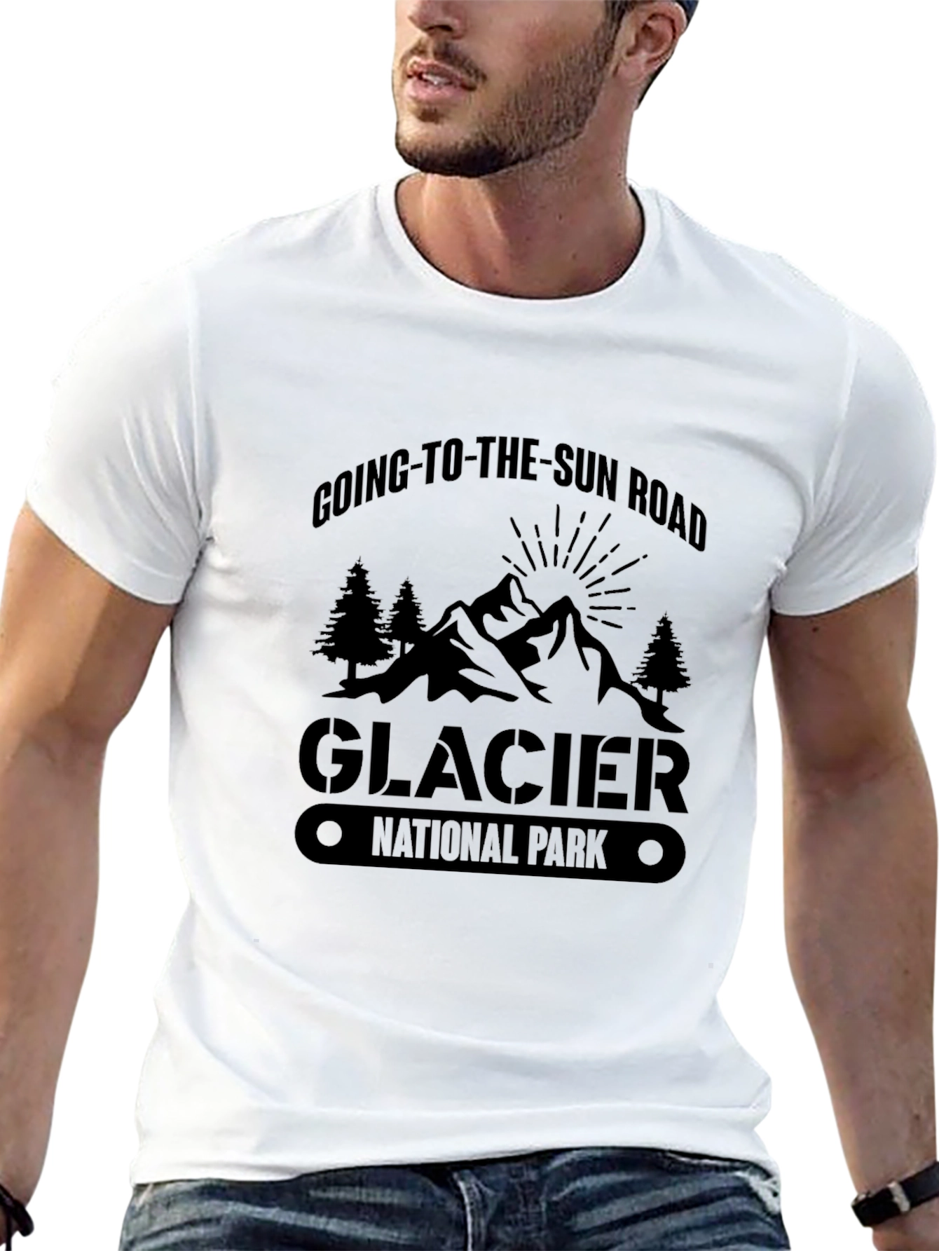 Glacier National Park T-Shirt - Going-To-The-Sun Road