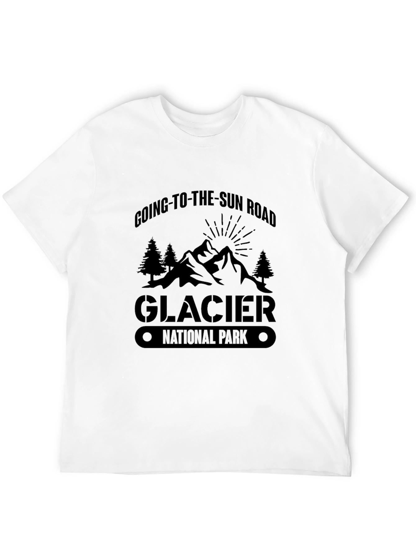 Glacier National Park T-Shirt - Going-To-The-Sun Road