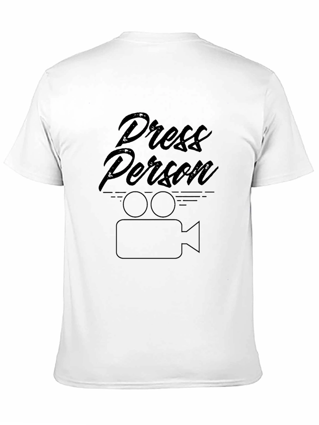 Dress Person T-Shirt - Movie Lover Tee