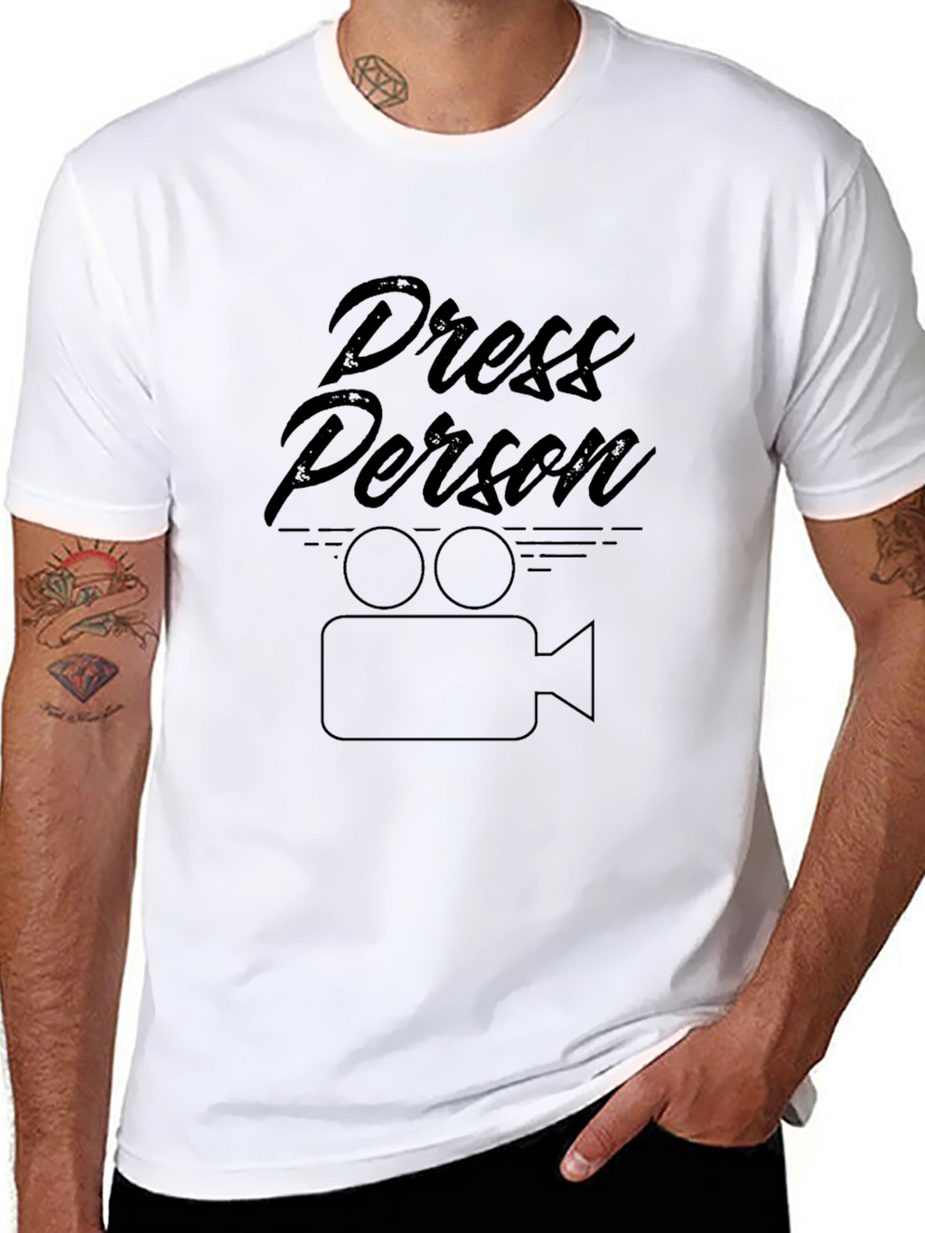 Dress Person T-Shirt - Movie Lover Tee