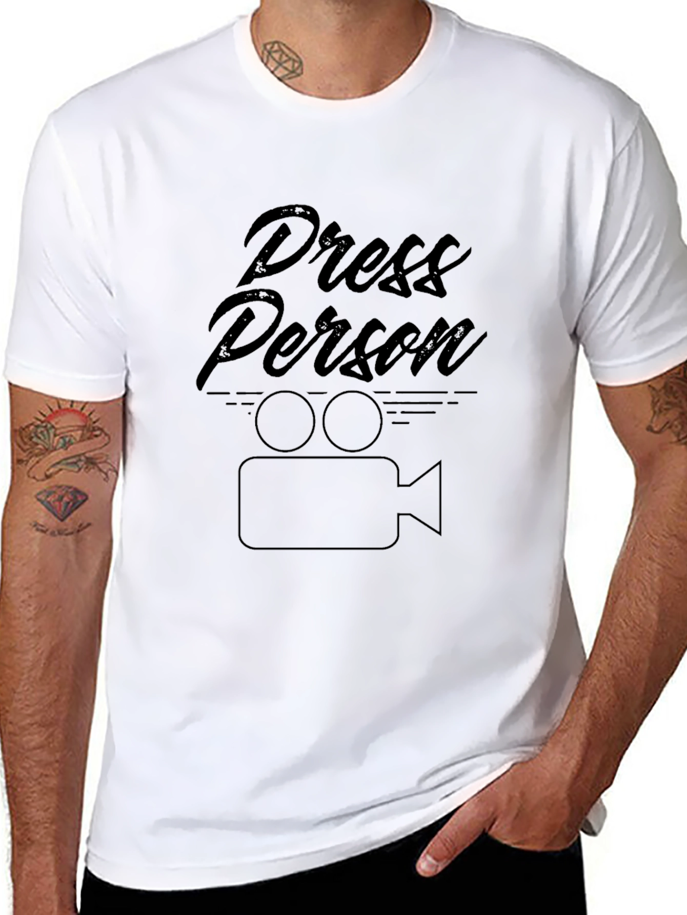 Dress Person T-Shirt - Movie Lover Tee