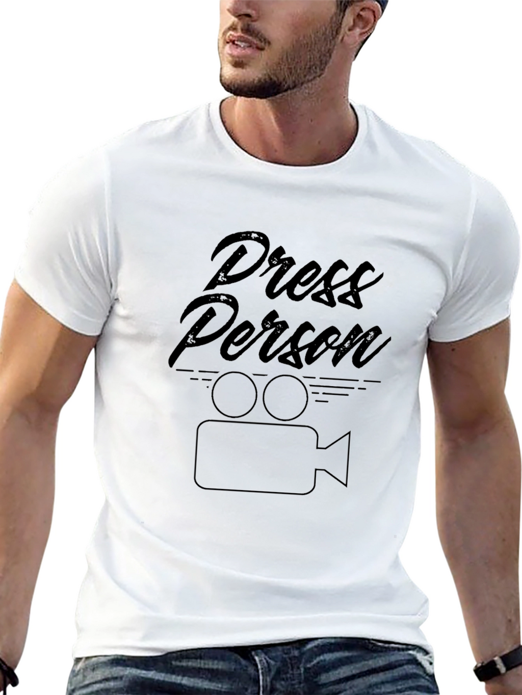 Dress Person T-Shirt - Movie Lover Tee