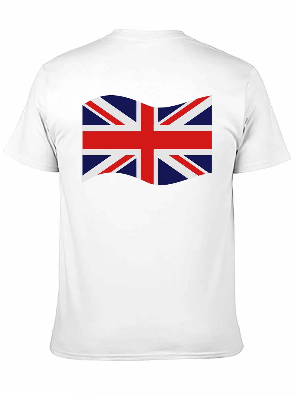 British Flag Graphic Tee - Black Crew Neck T-Shirt