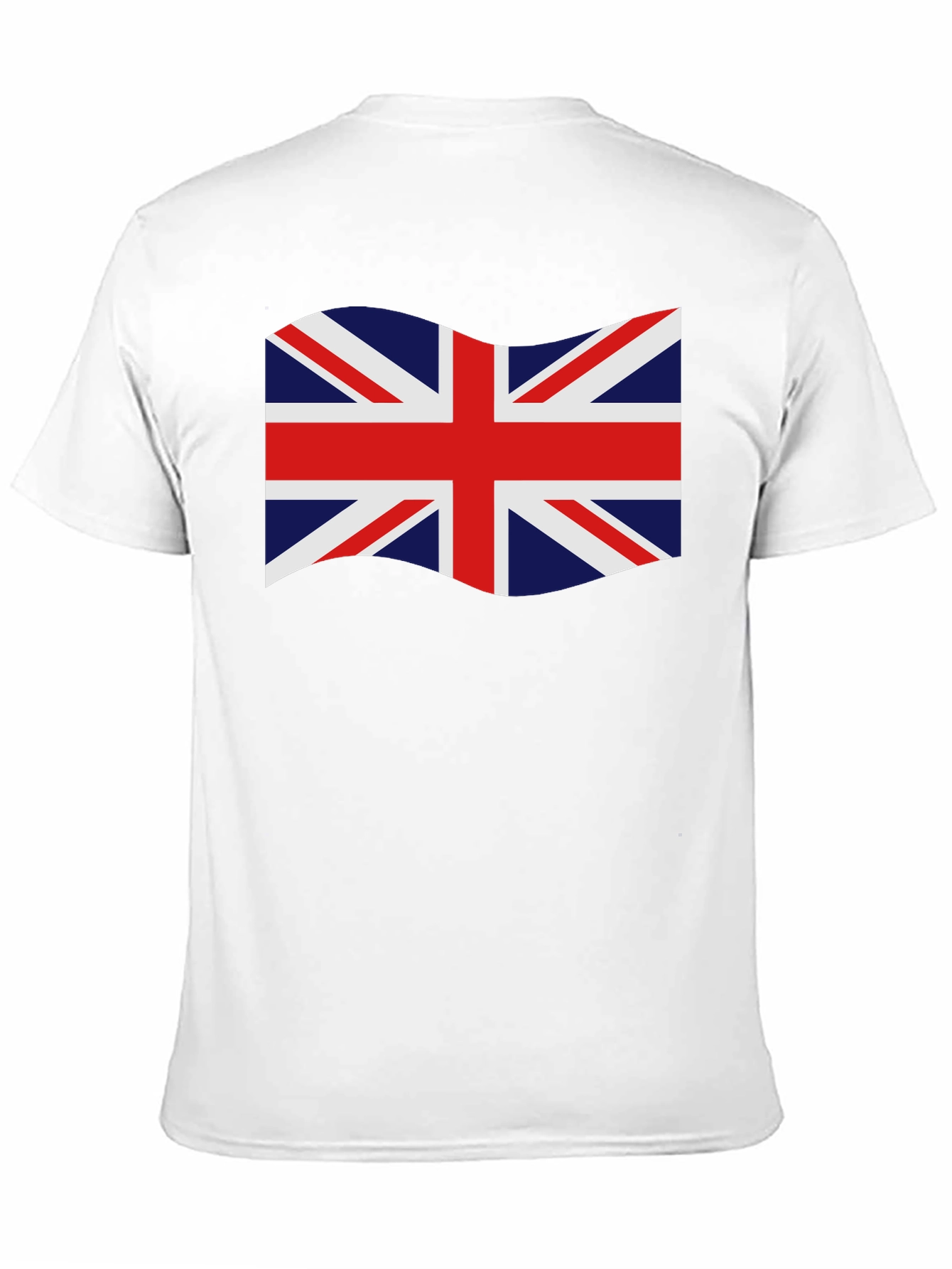British Flag Graphic Tee - Black Crew Neck T-Shirt