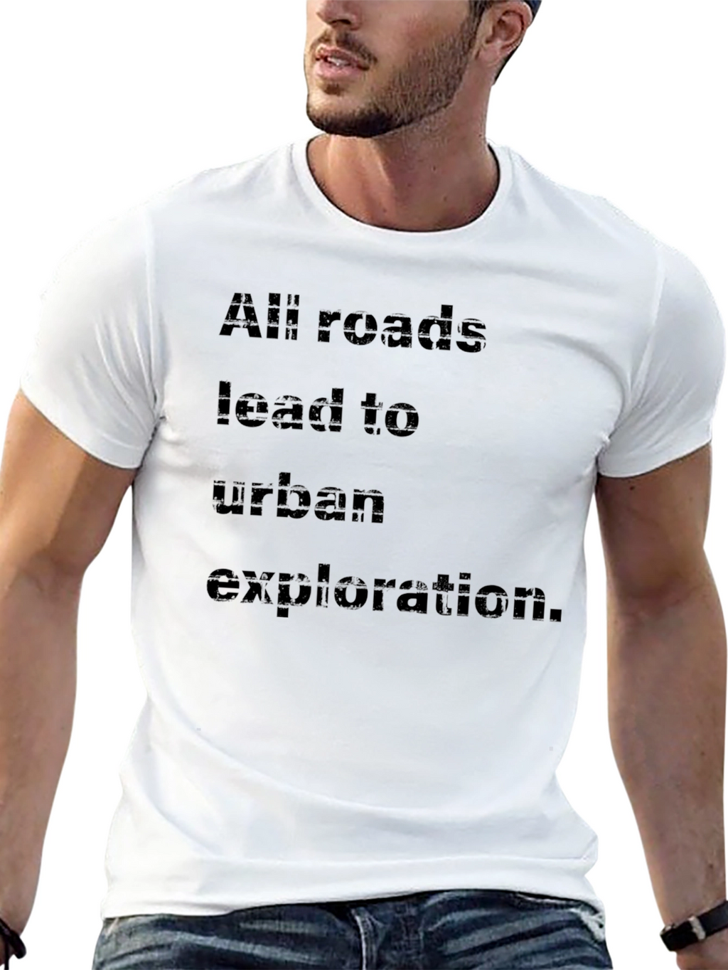Urban Exploration Black T-Shirt