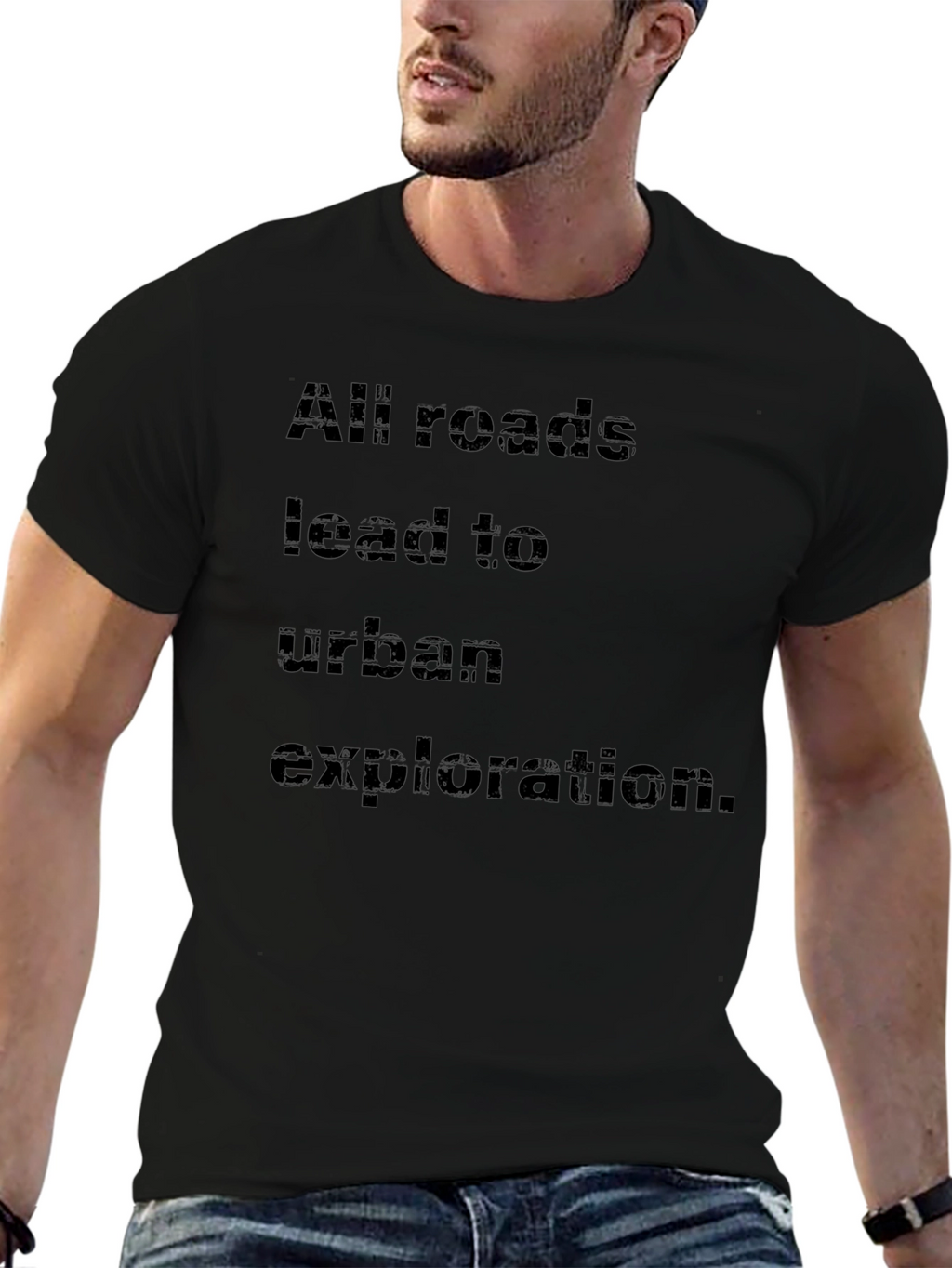Urban Exploration Black T-Shirt