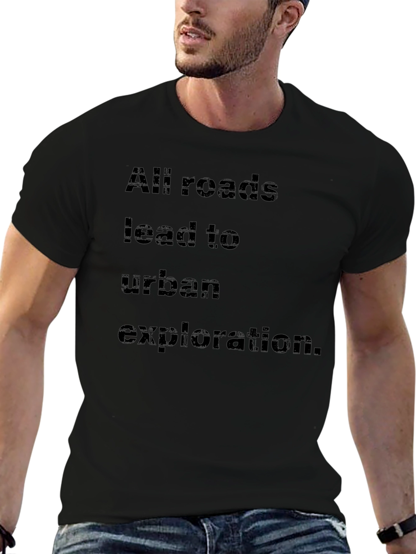 Urban Exploration Black T-Shirt