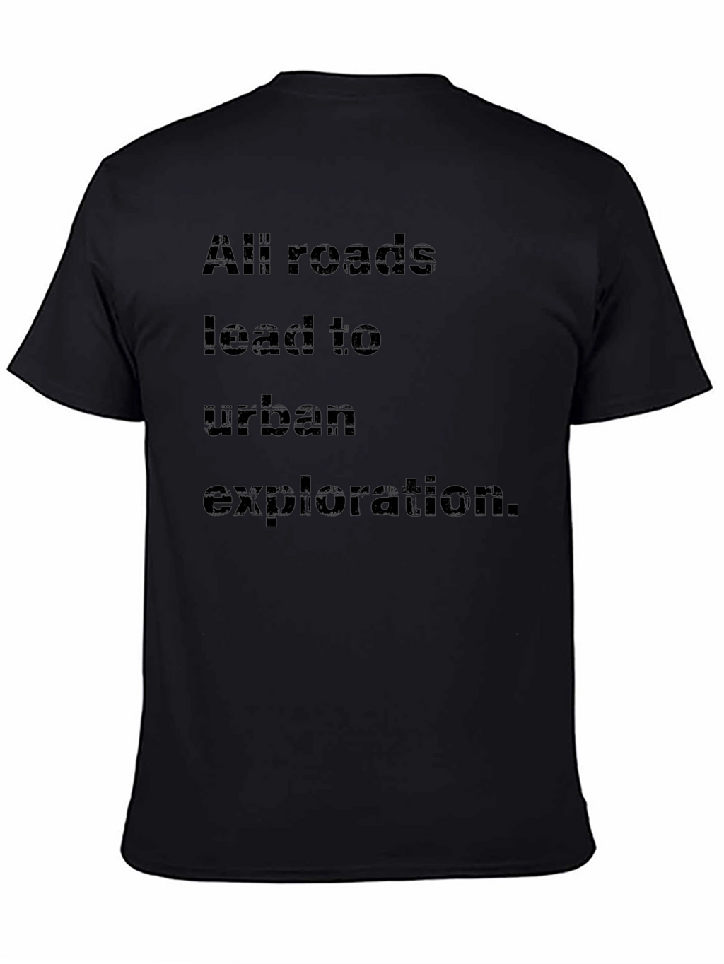 Urban Exploration Black T-Shirt