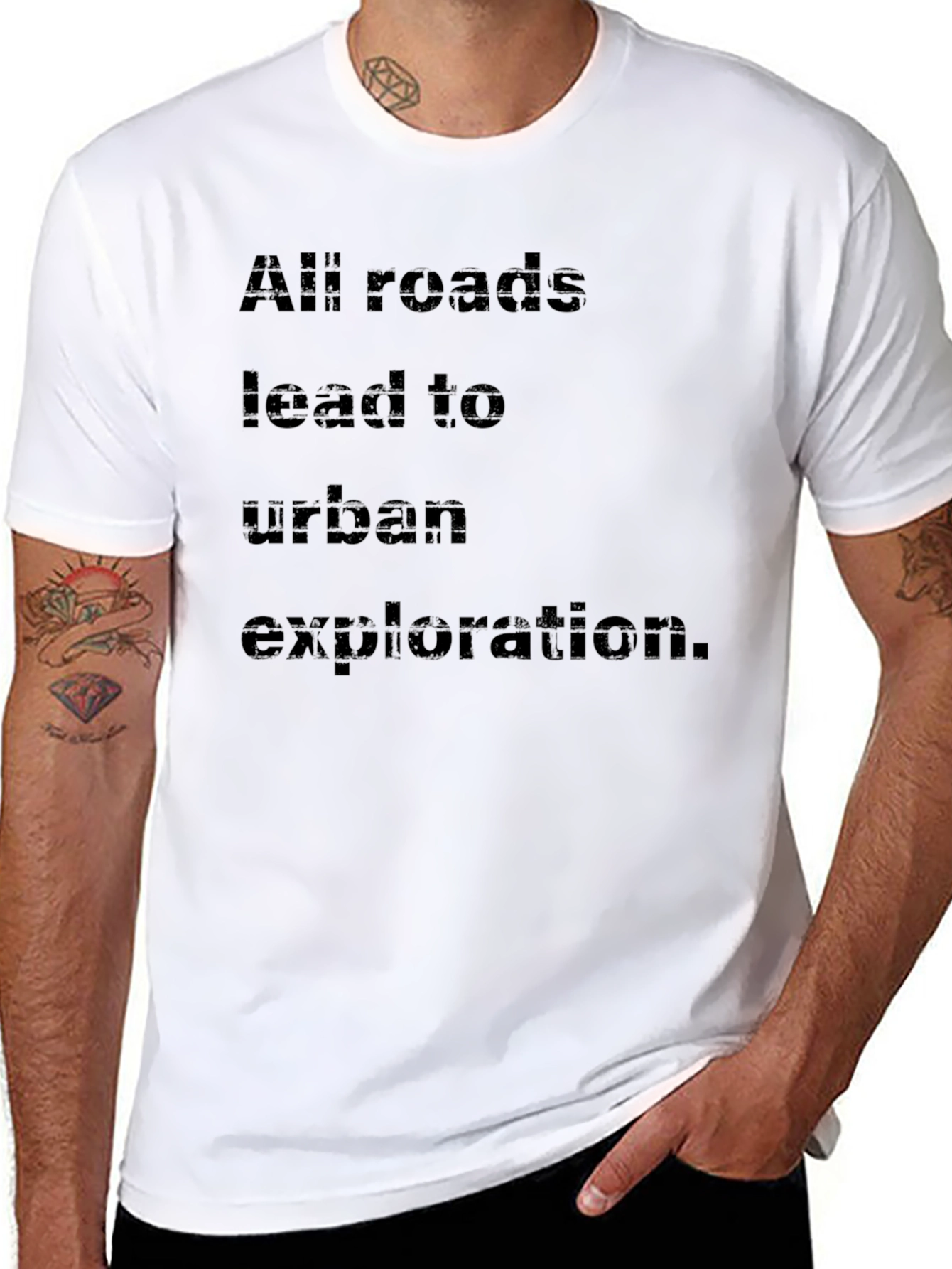 Urban Exploration Black T-Shirt