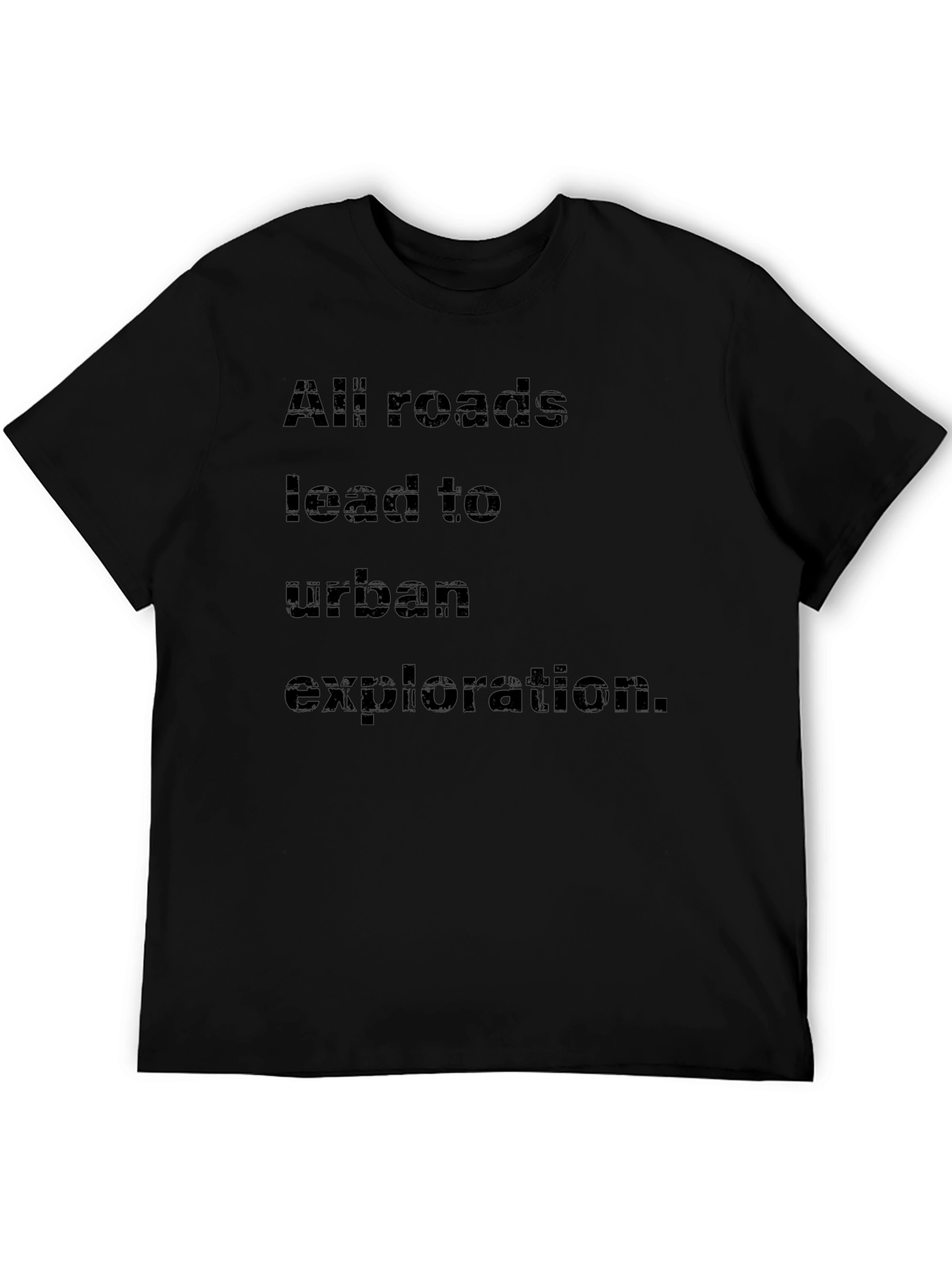 Urban Exploration Black T-Shirt