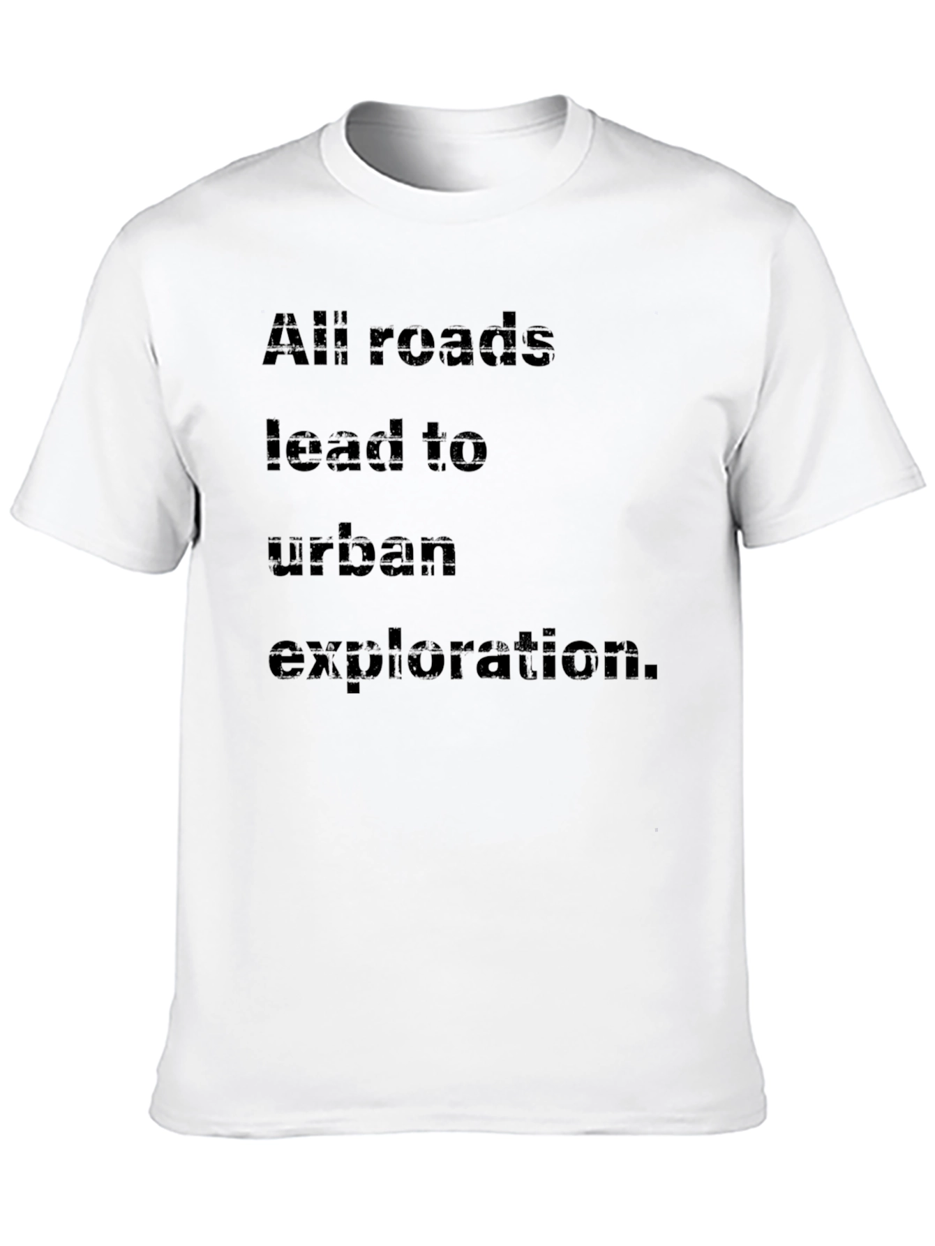 Urban Exploration Black T-Shirt