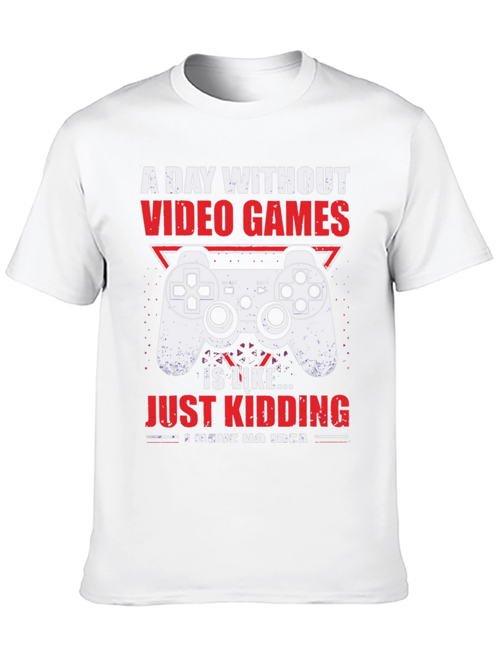 Gamer Graphic T-Shirt - A Day Without Video Games