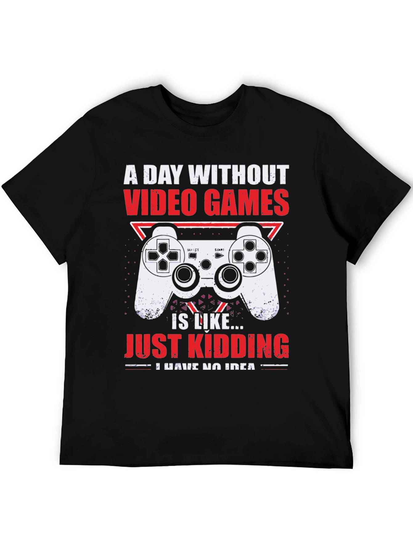 Gamer Graphic T-Shirt - A Day Without Video Games