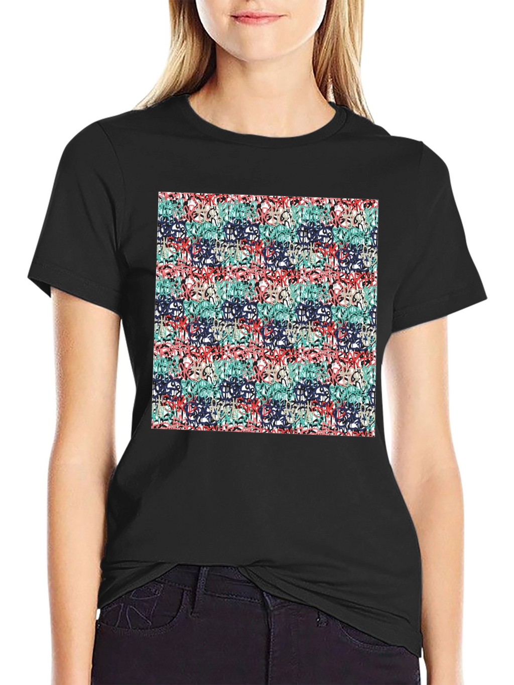 Abstract Graffiti Style T-Shirt