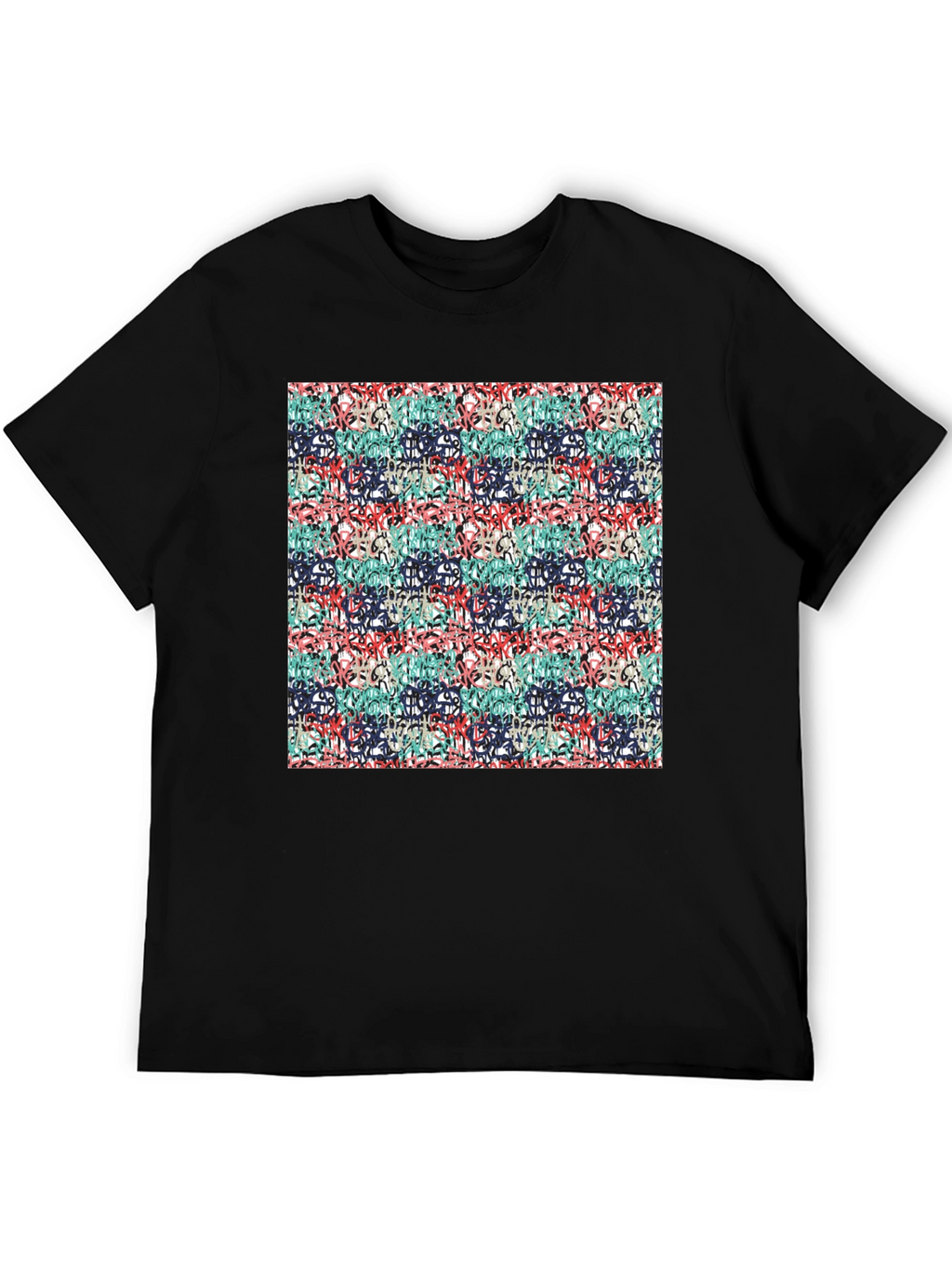 Abstract Graffiti Style T-Shirt