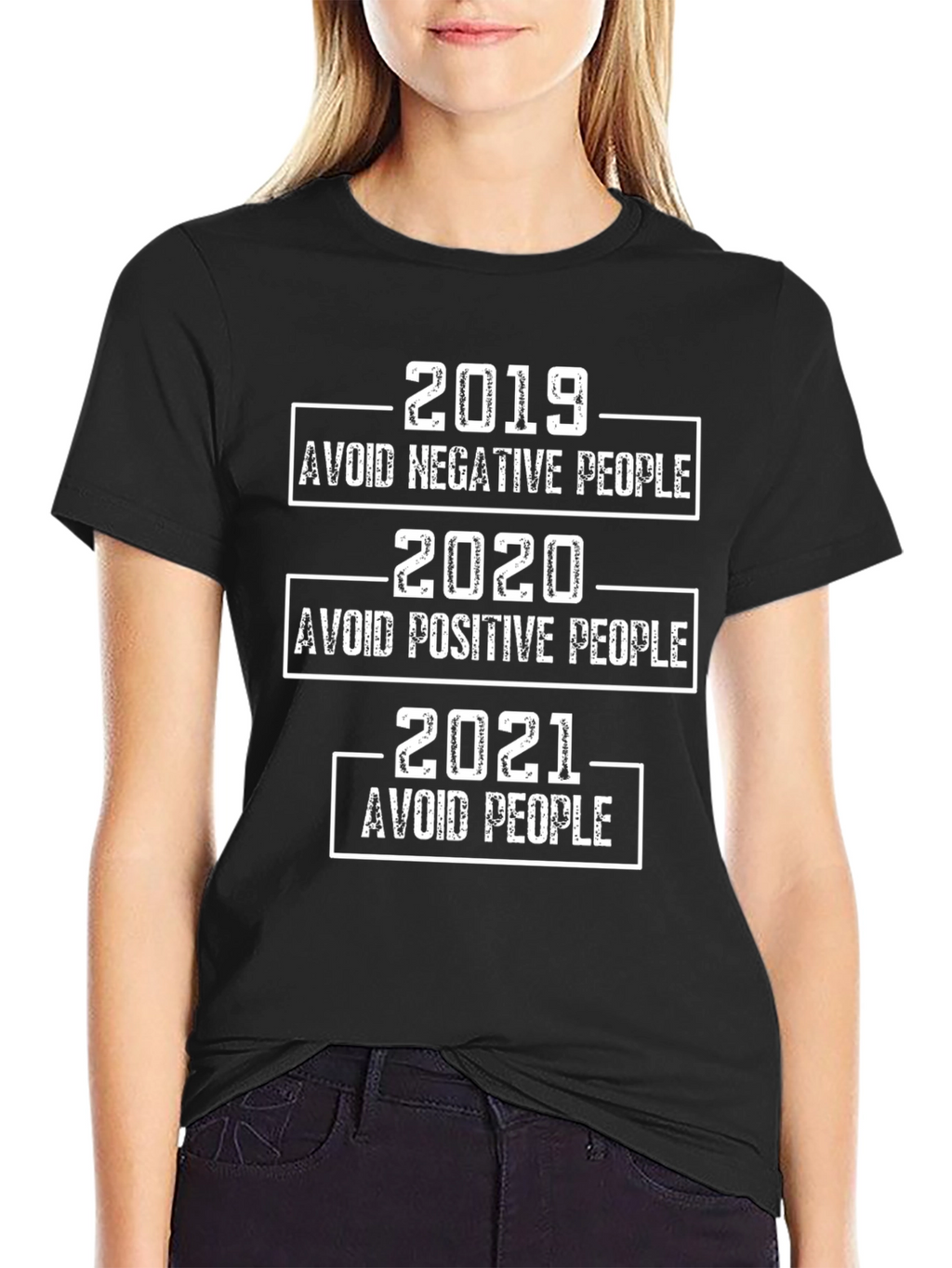 Humorous Avoid People T-Shirt - Funny Graphic Tee