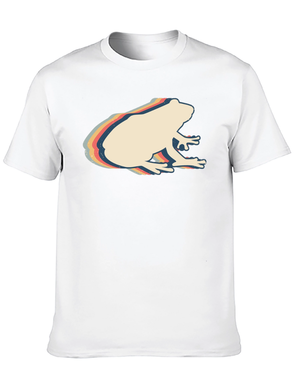 Retro Frog Graphic Tee - Cool Casual Style