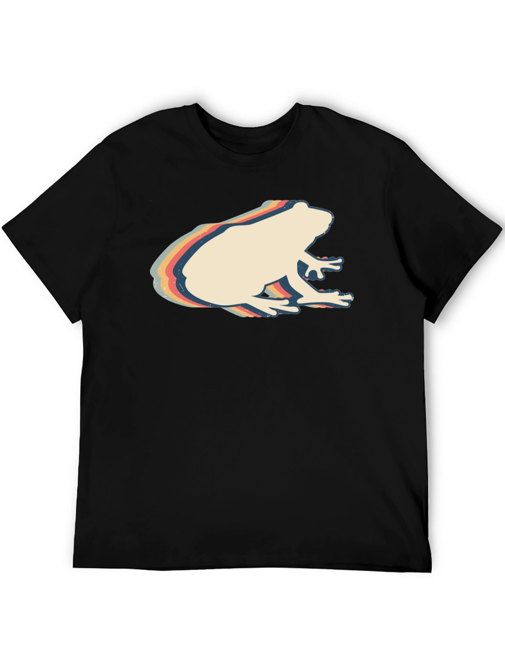 Retro Frog Graphic Tee - Cool Casual Style