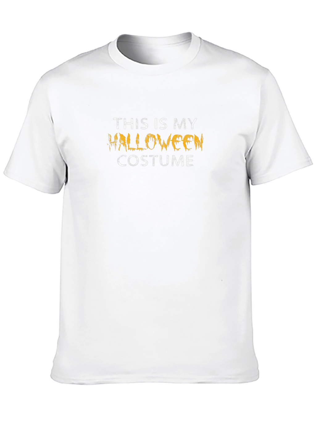 This Is My Halloween Costume Black T-Shirt