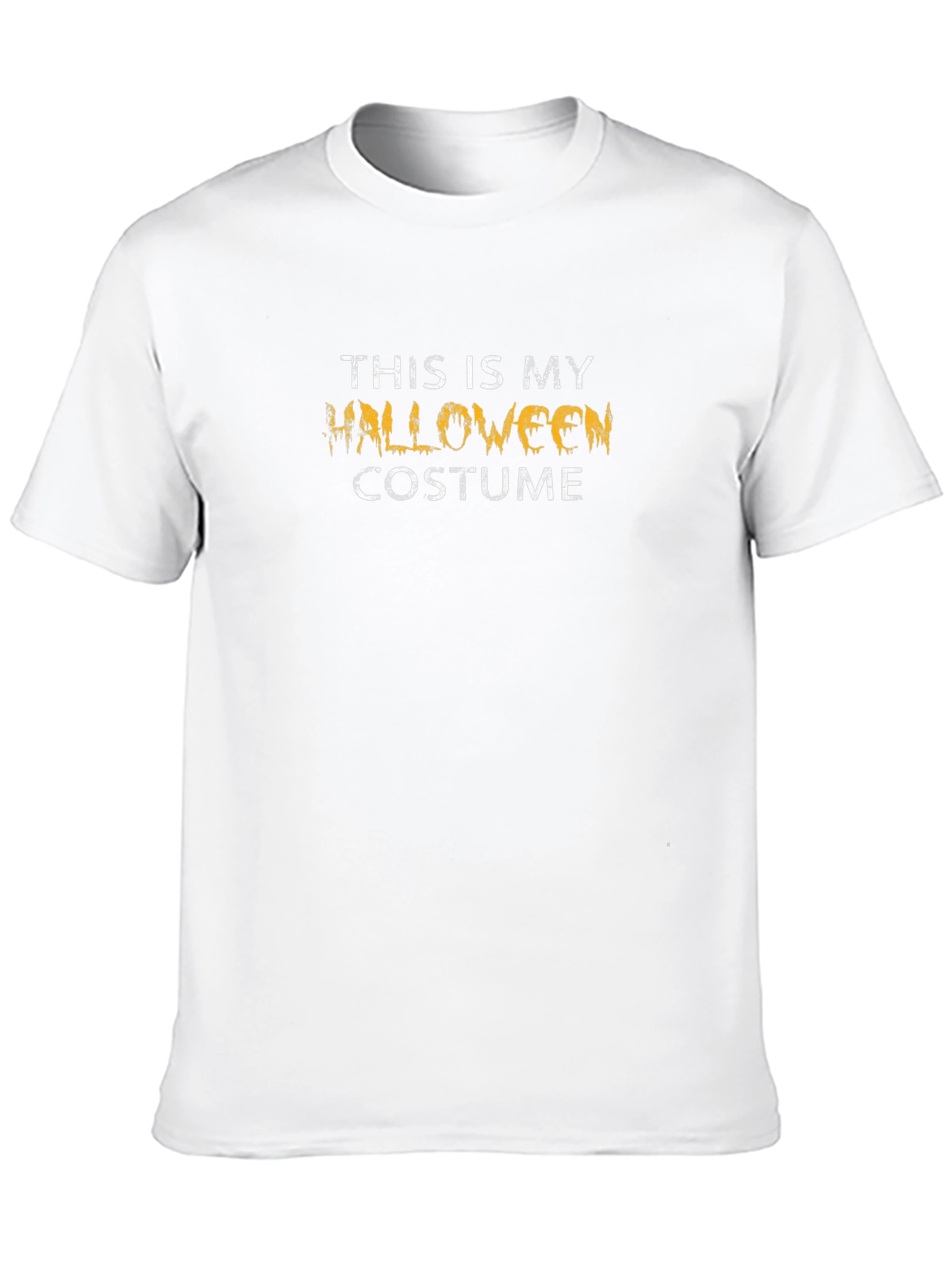 This Is My Halloween Costume Black T-Shirt