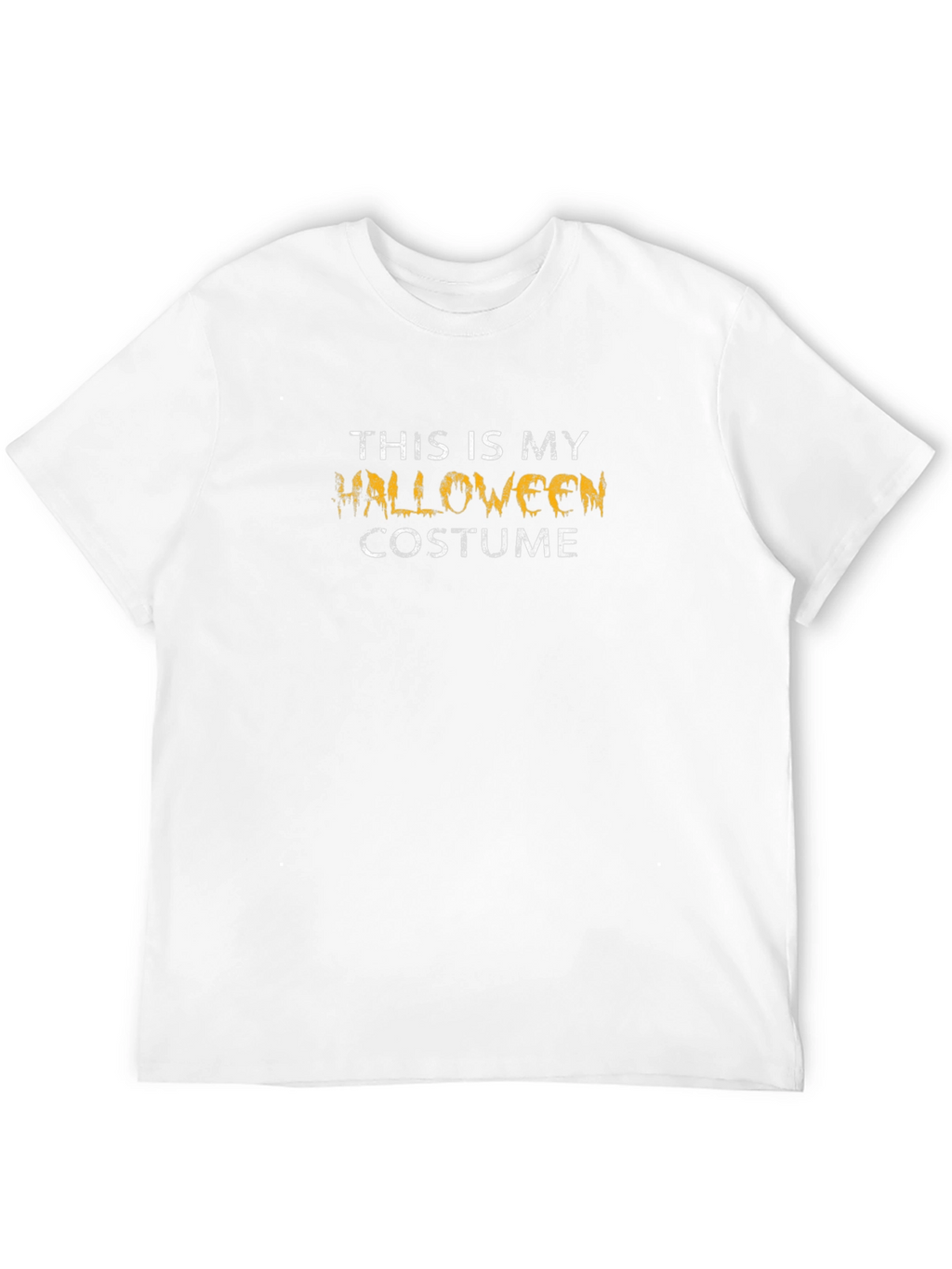 This Is My Halloween Costume Black T-Shirt