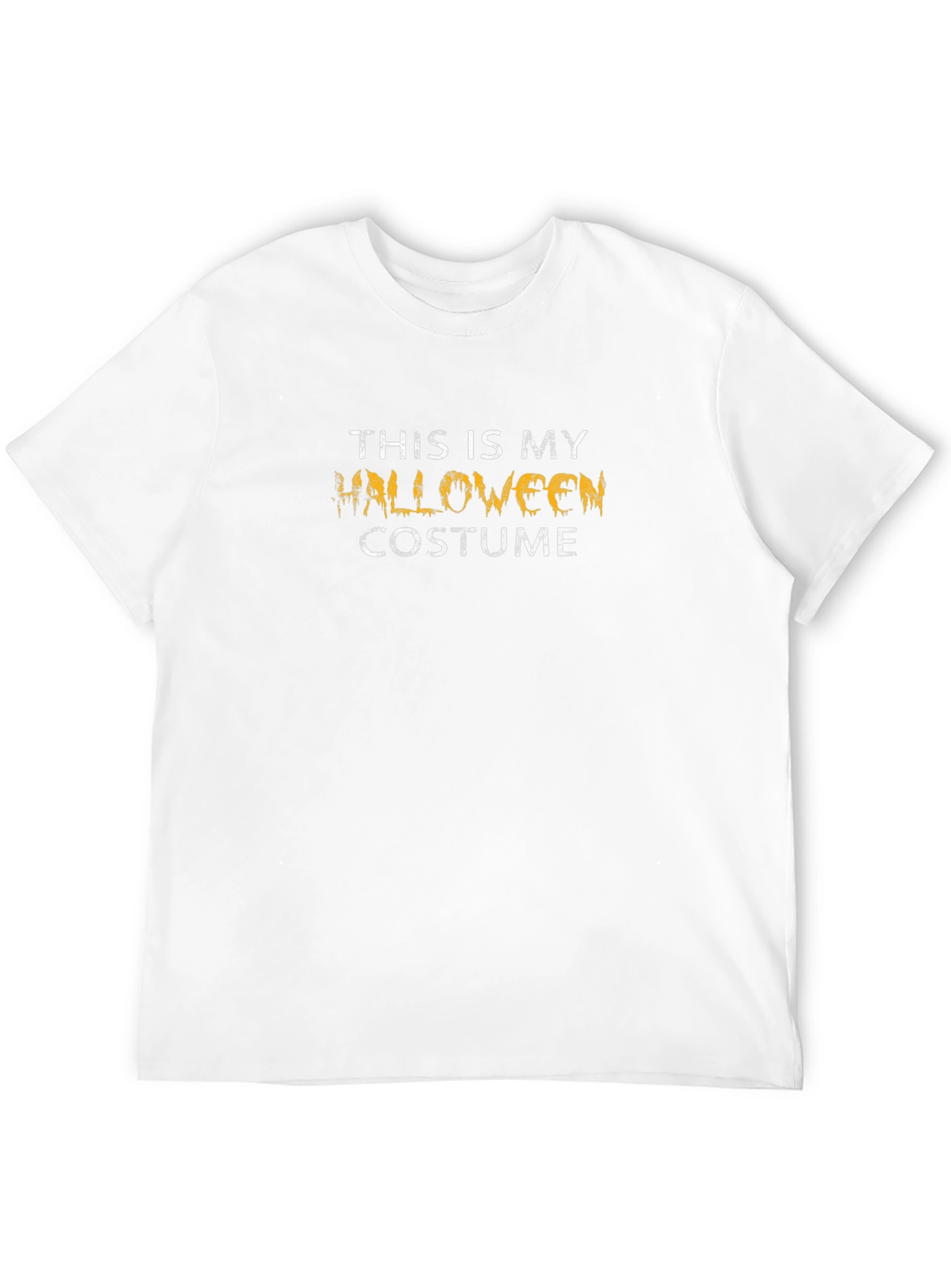 This Is My Halloween Costume Black T-Shirt