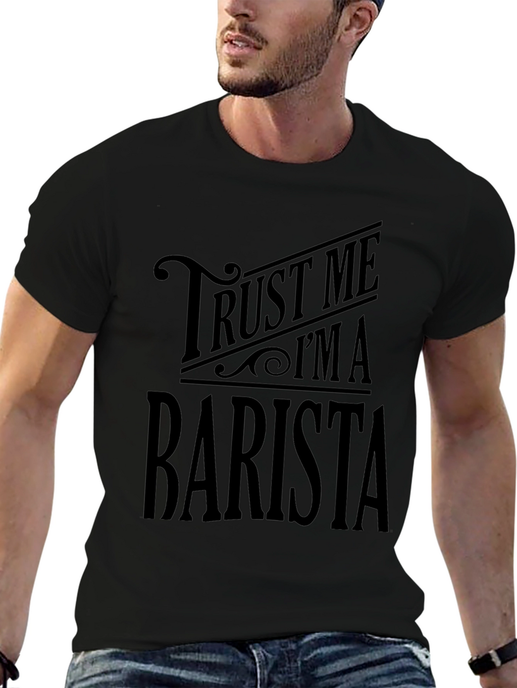 Trust Me Im A Barista Black T-Shirt